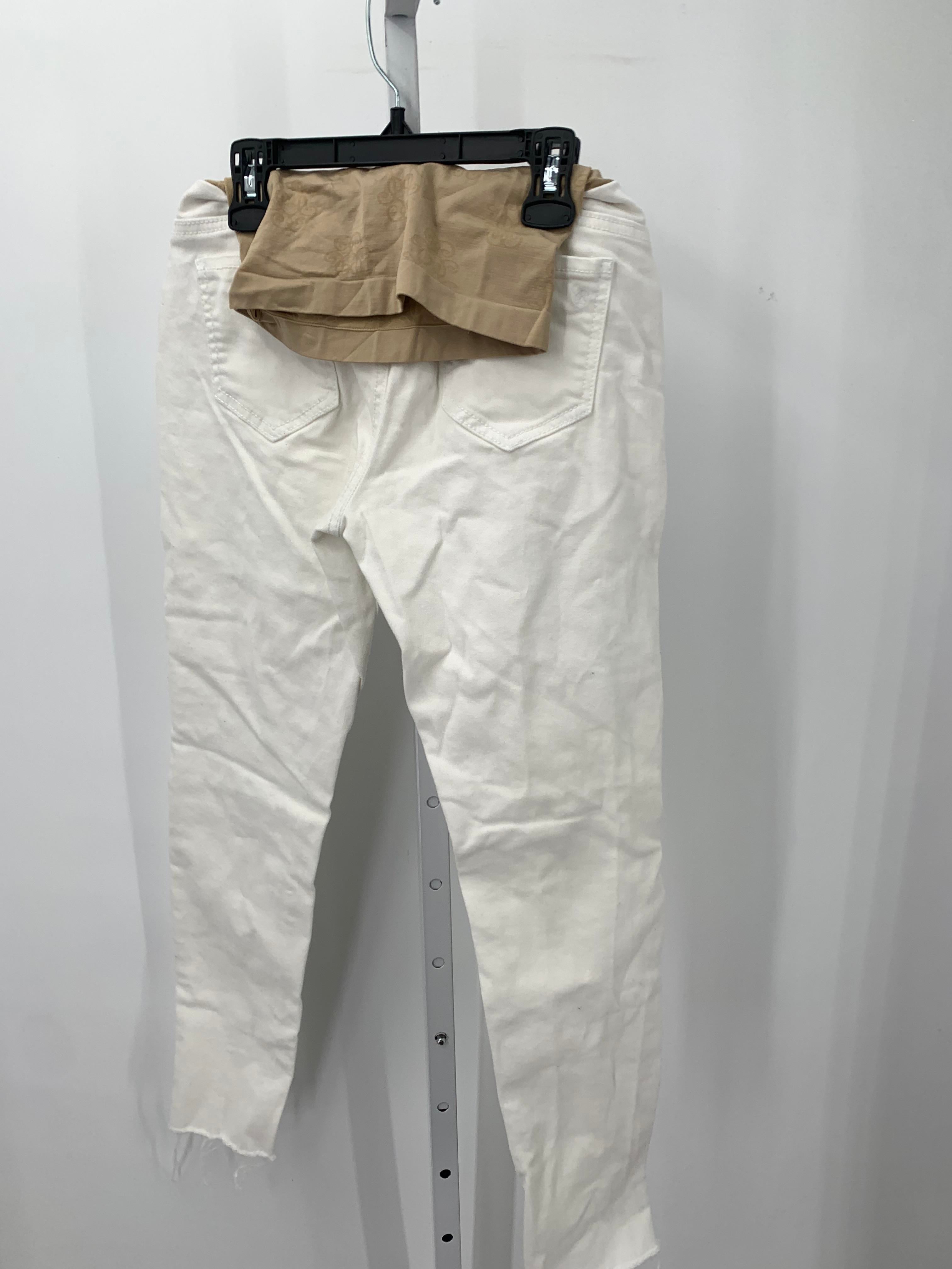 Jessica Simpson White Size X Small Maternity Jeans