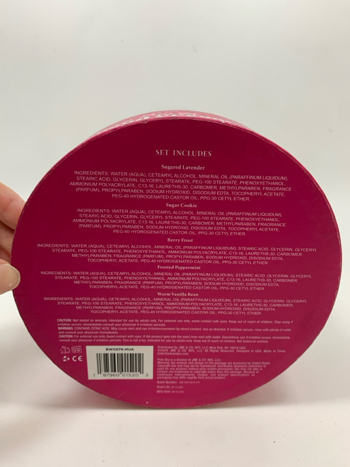 NIB 5 PC HAND CREAM SET.