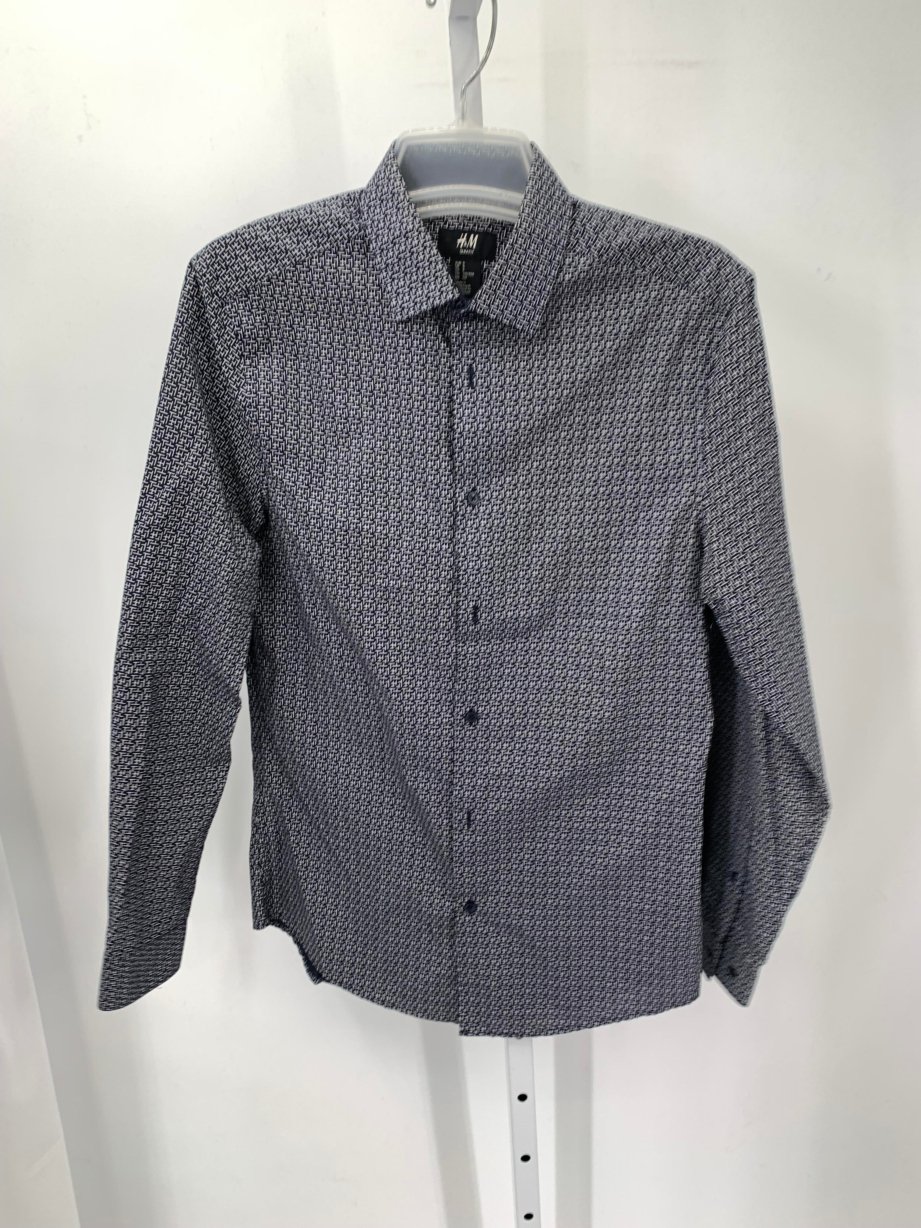 WHITE PATTERN SLIM STRAIGHT