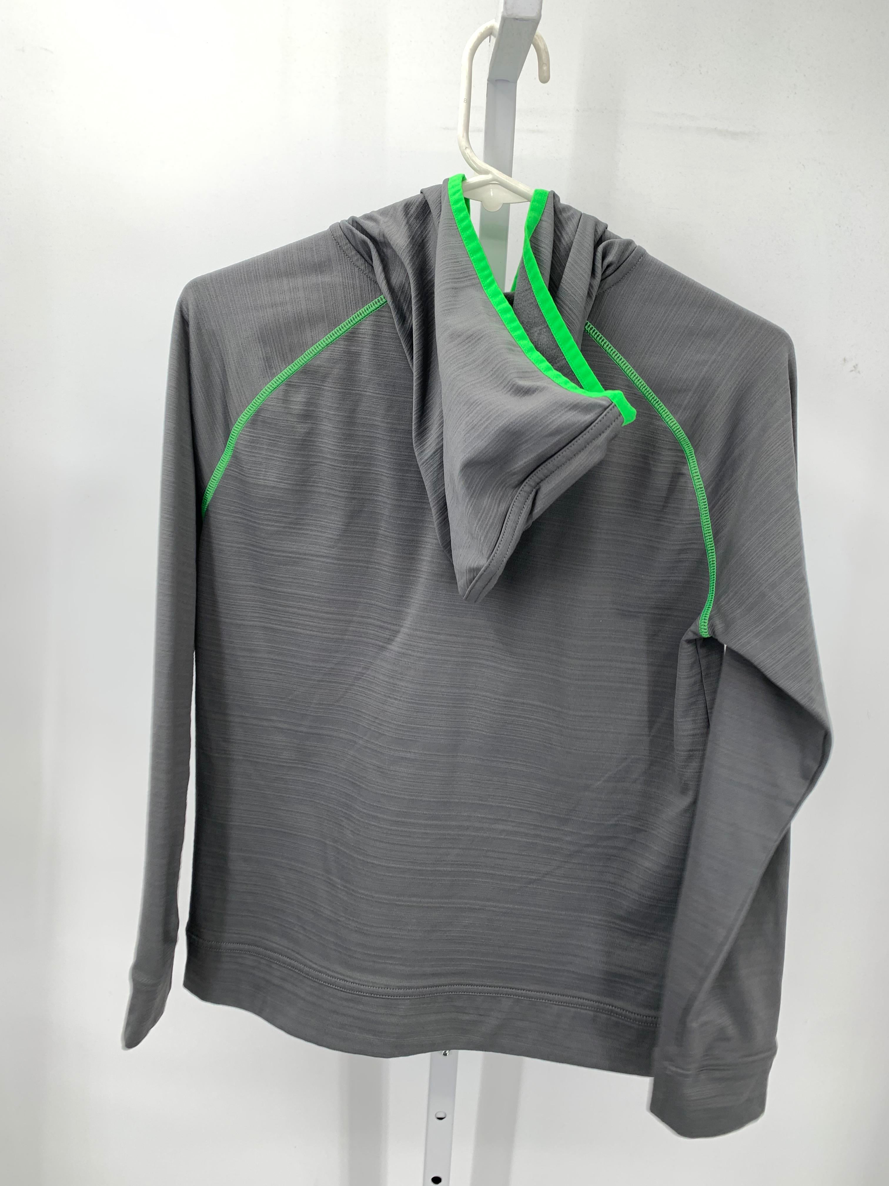 GREEN HOODED ZIP