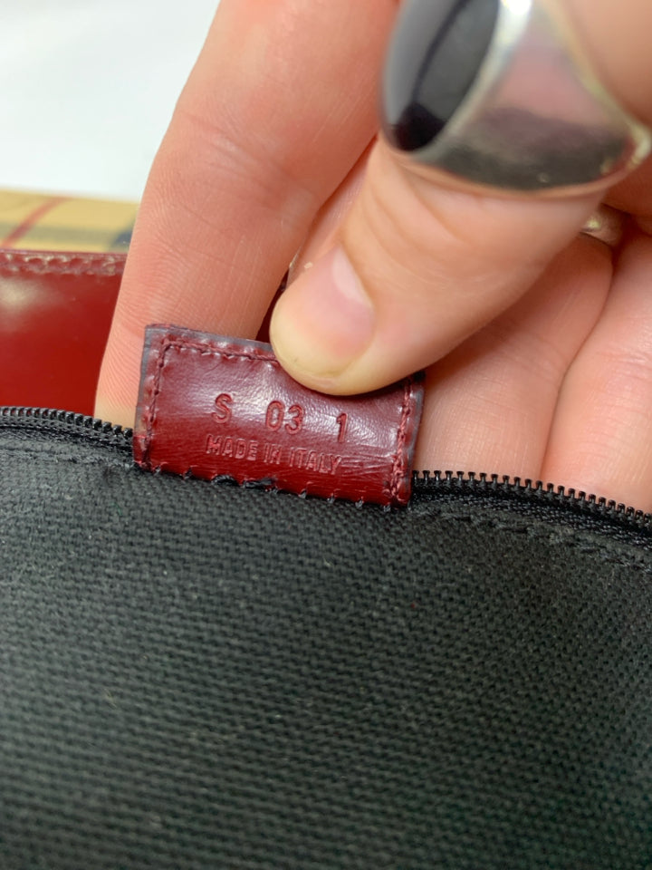 Burberry Haymarket Check Coated Canvas Shoulder Bag