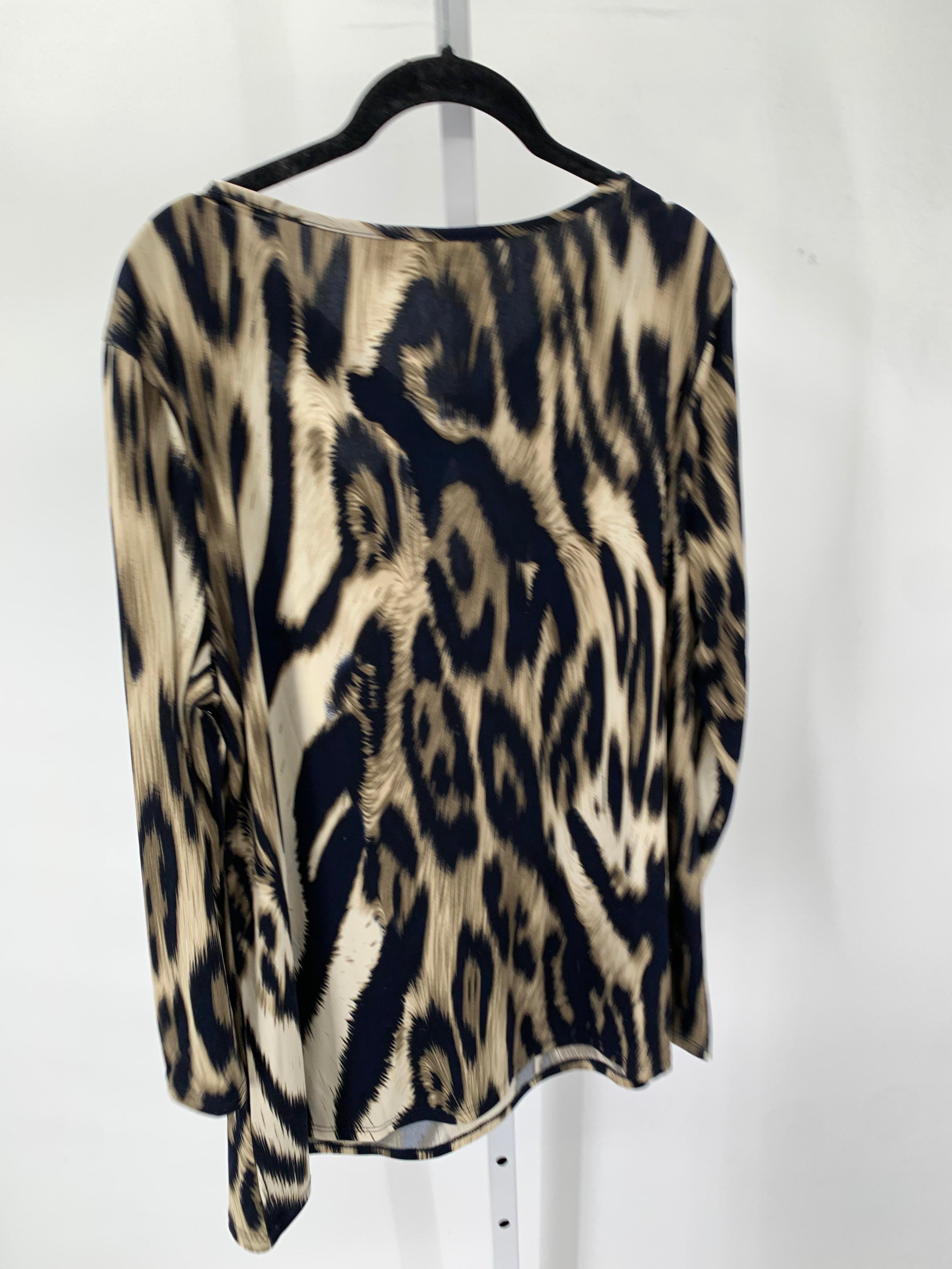 Cato Size Extra Large Misses 3/4 Sleeve Shirt