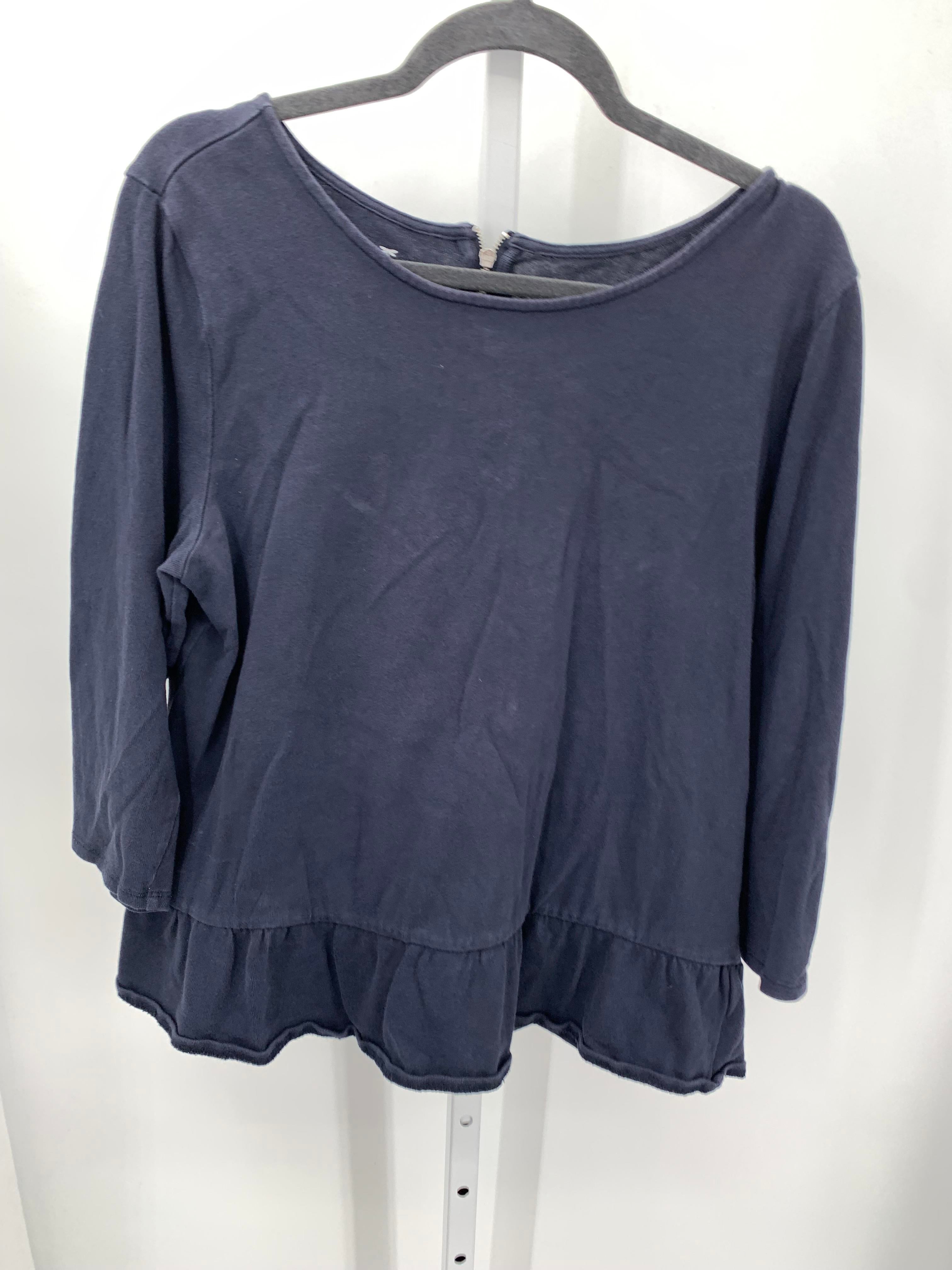 Talbots Size Large Misses 3/4 Sleeve Shirt