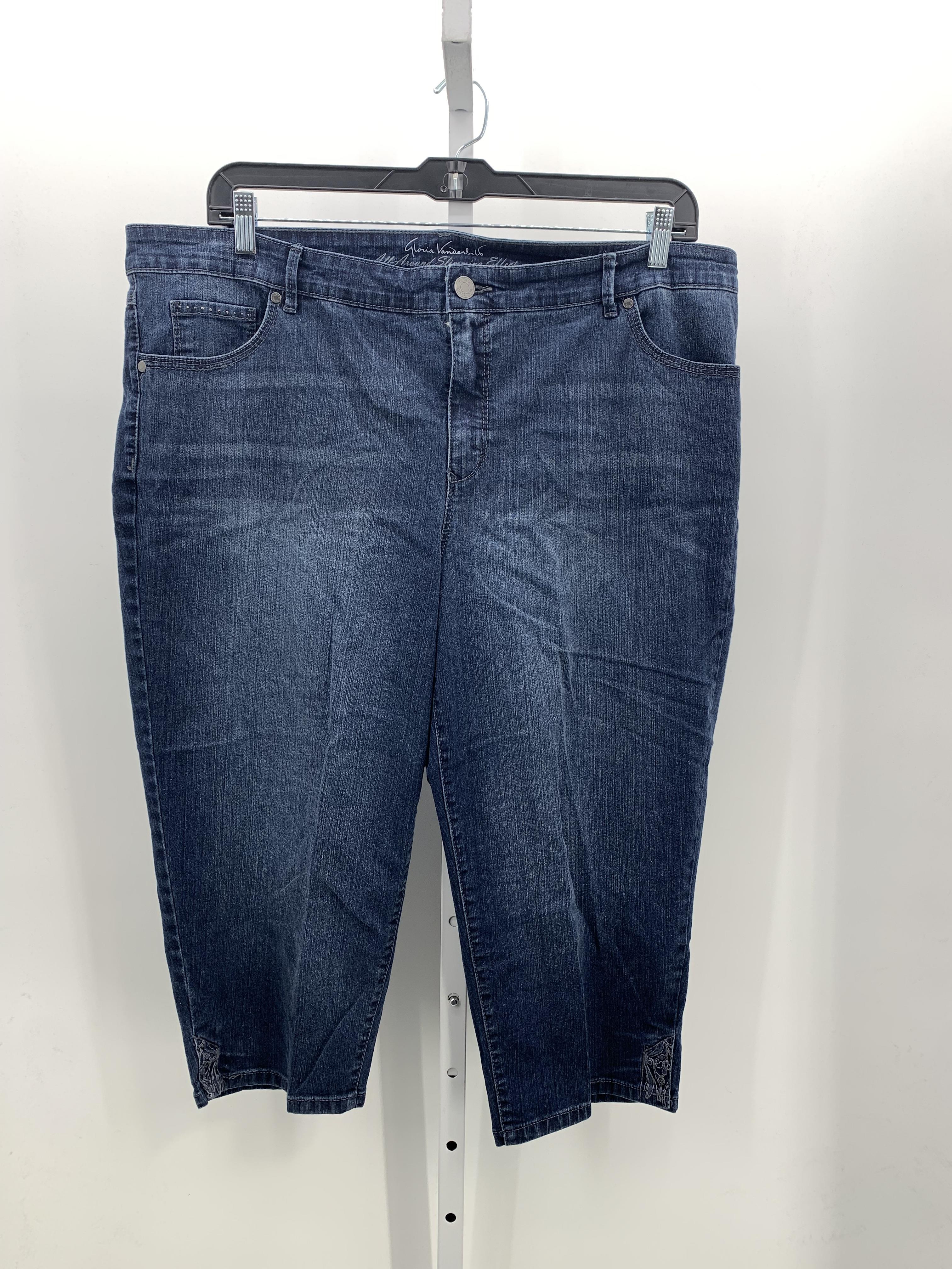Gloria Vanderbilt Size 20 W Womens Capri Pants