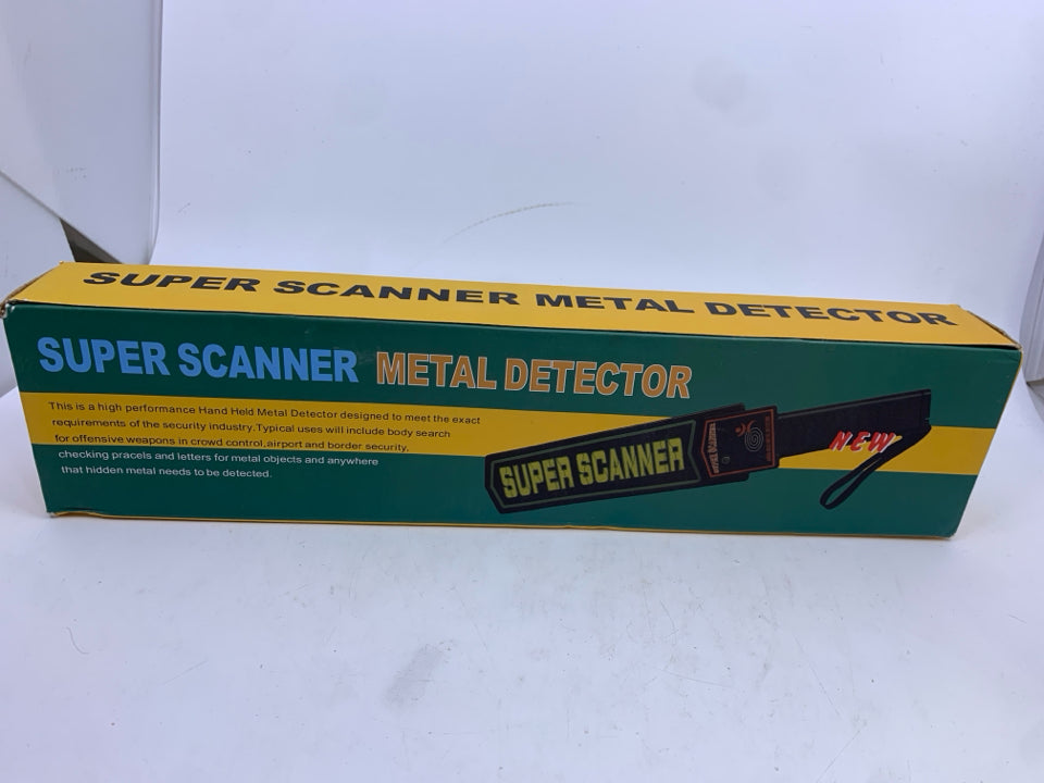 NIB SUPER SCANNER METAL DETECTOR