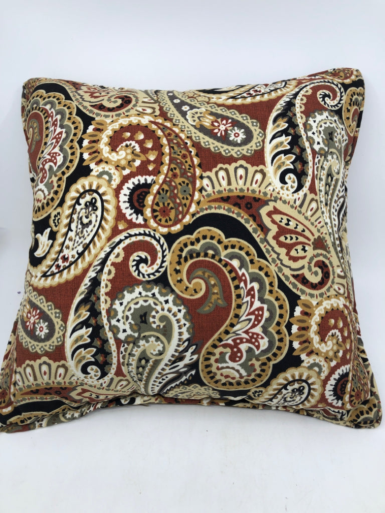 LAZY BOY PAISLEY PILLOW.