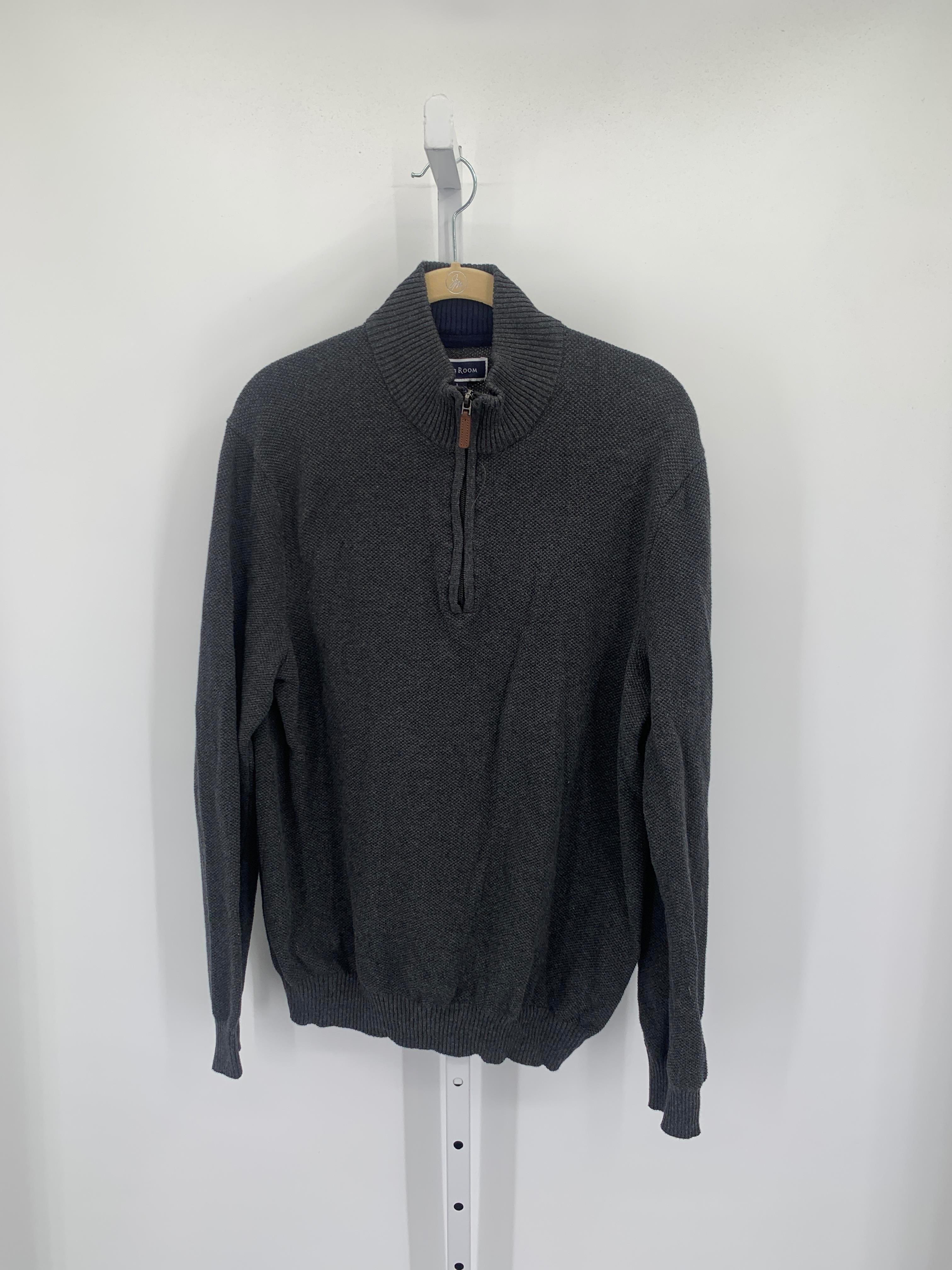 PARTIAL ZIP SWEATER