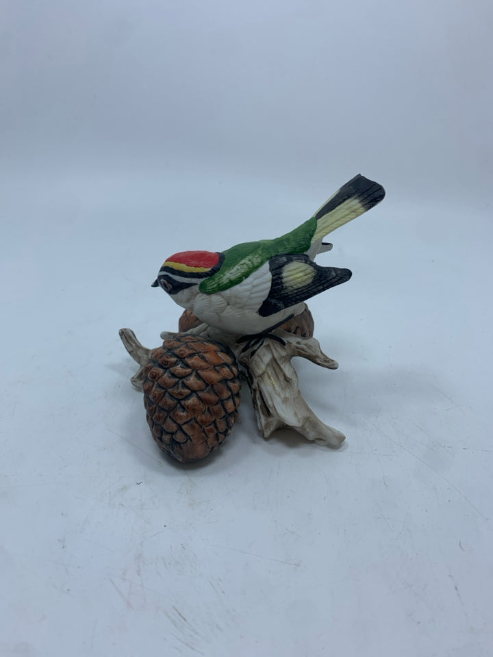 KINGLET BIRD FIGURINE.