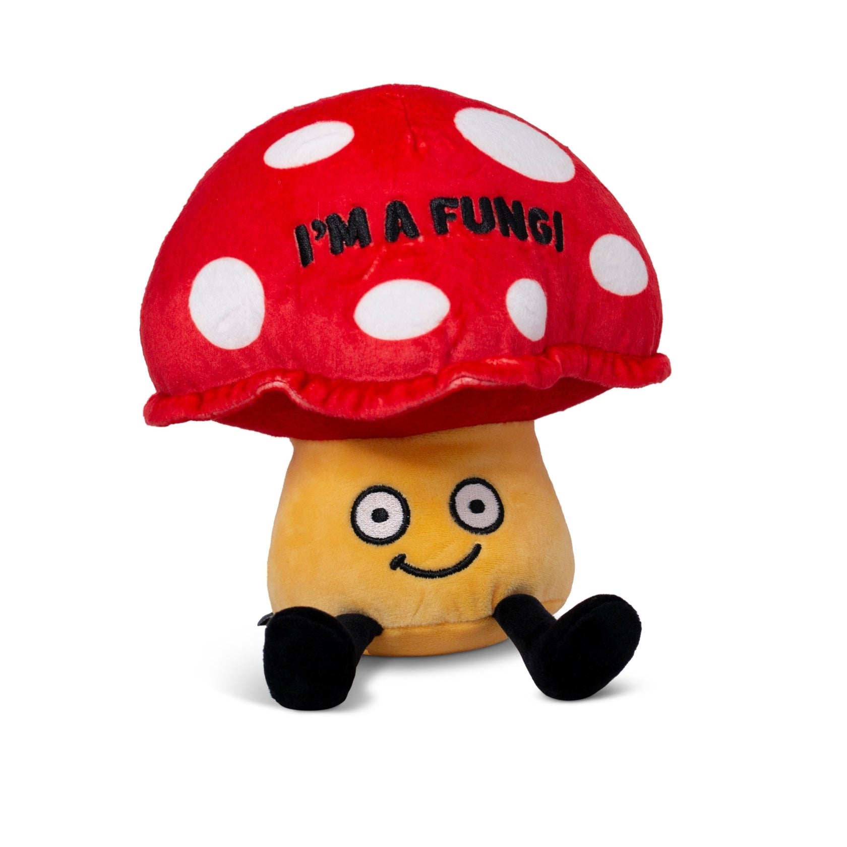 "I'm a fungi" Plush Mushroom