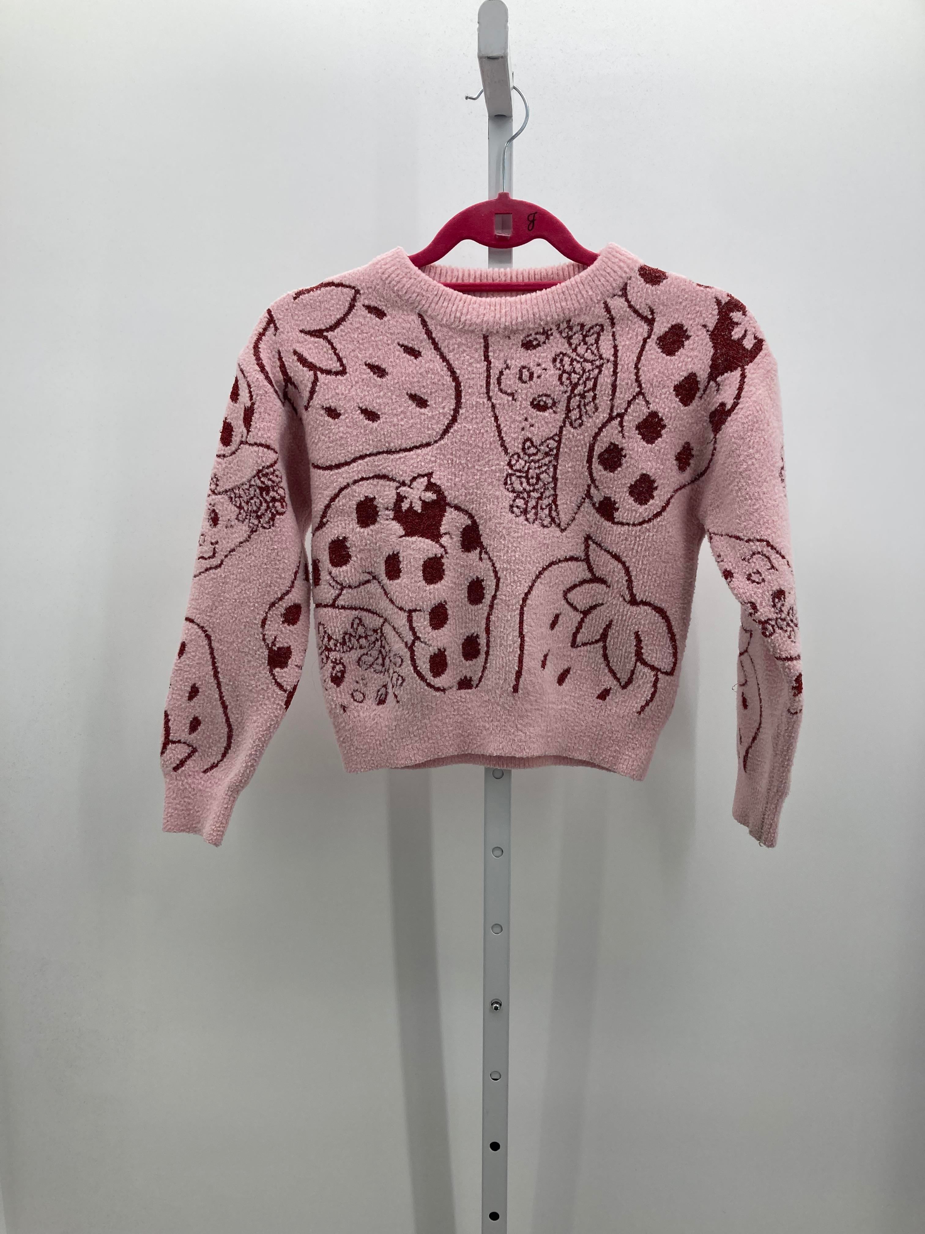 Strawberry Shortcake Size 7-8 Girls Long Sleeve Sweater