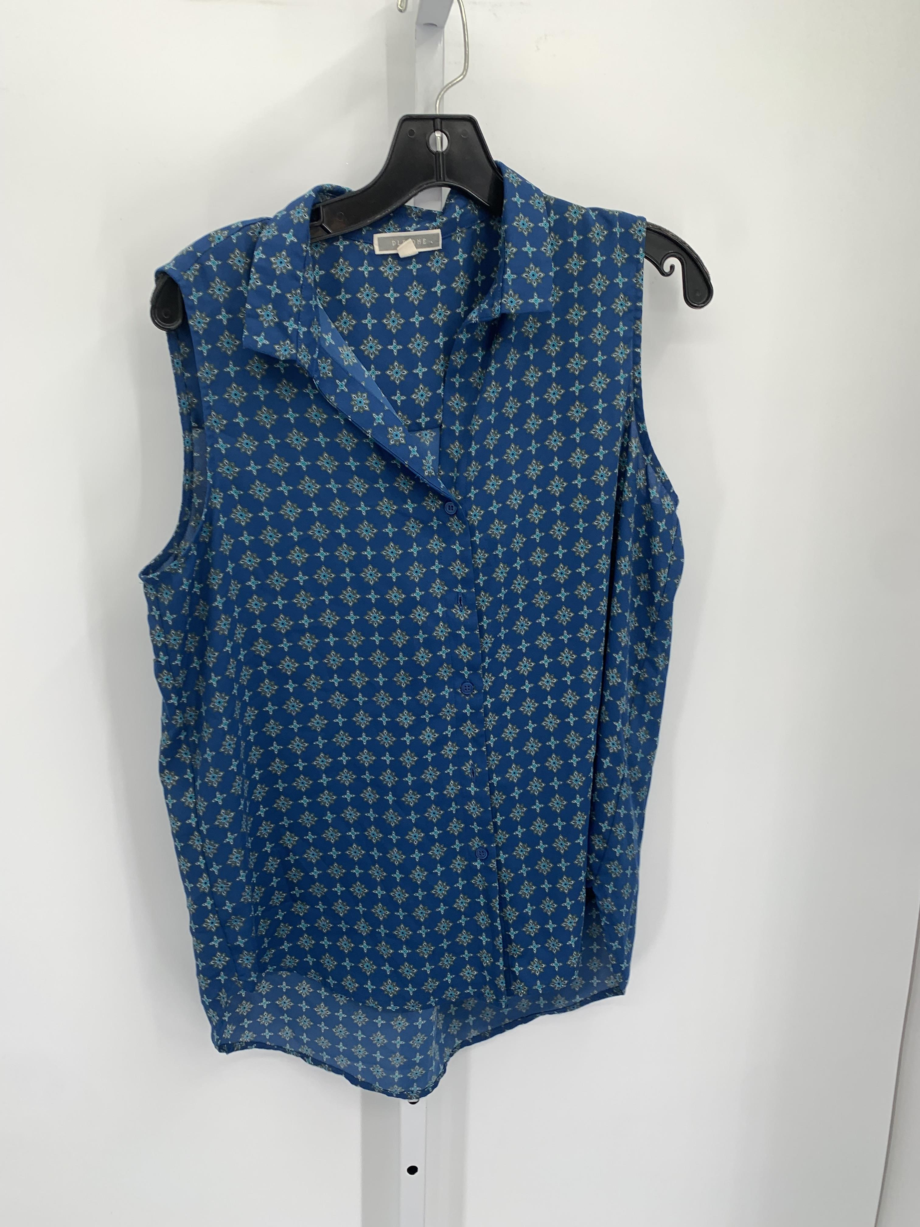 Pleione Size Medium Misses Sleeveless Shirt