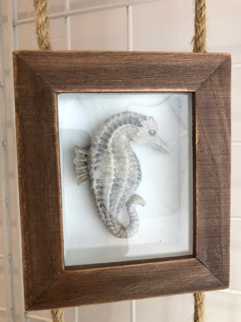 3 SECTIONED NAUTICAL SHADOWBOX.
