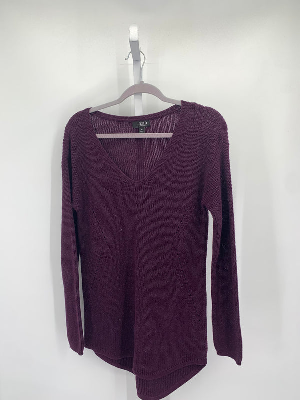 A.N.A. Size Medium Misses Long Slv Sweater