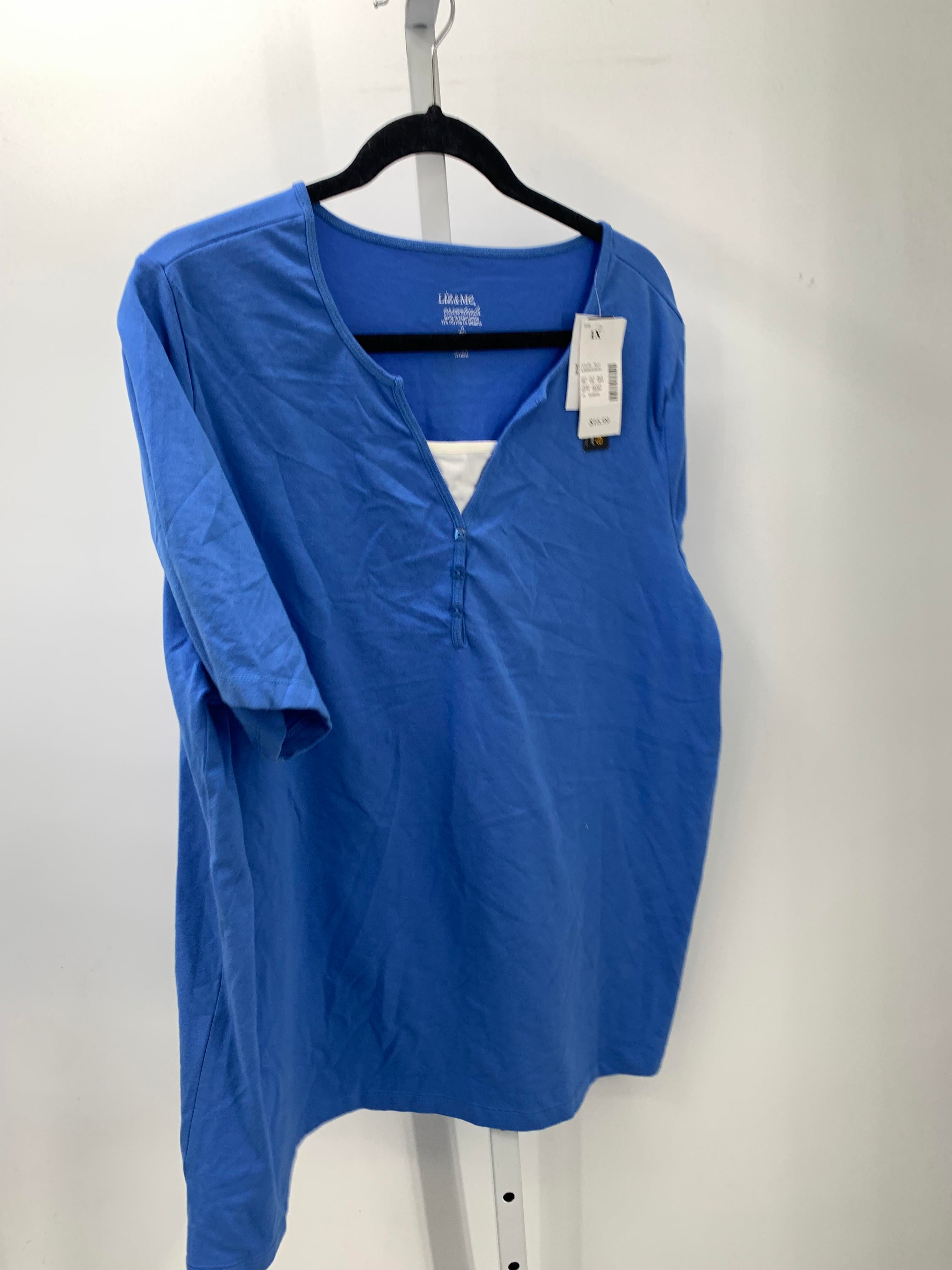 Size 1X Womens Short Sleeve Shirt