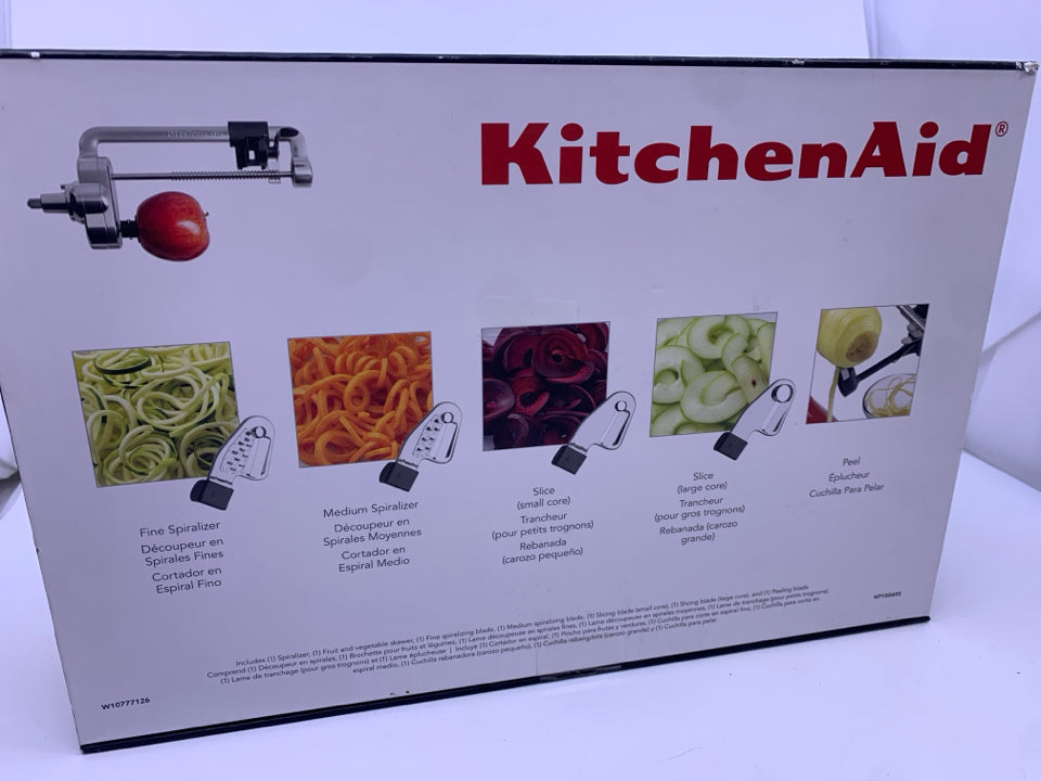 NIB KITCHEN AID SPIRALIZER.