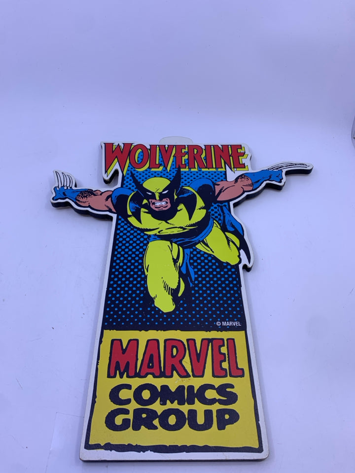WOLVERINE MARVELS CUT OUT WALL ART.