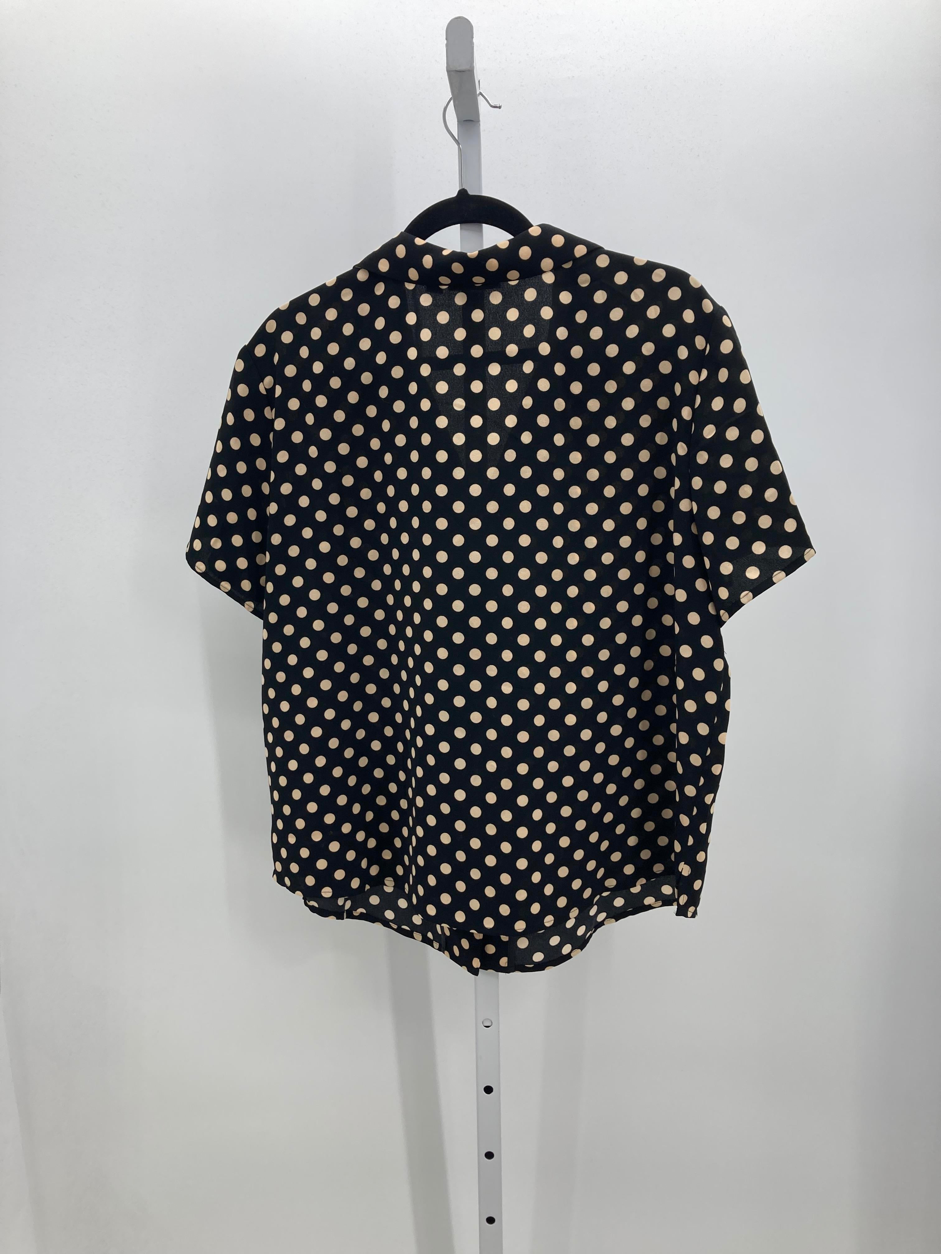 Susan Graver Size Extra Large Misses Short Sleeve Shirt