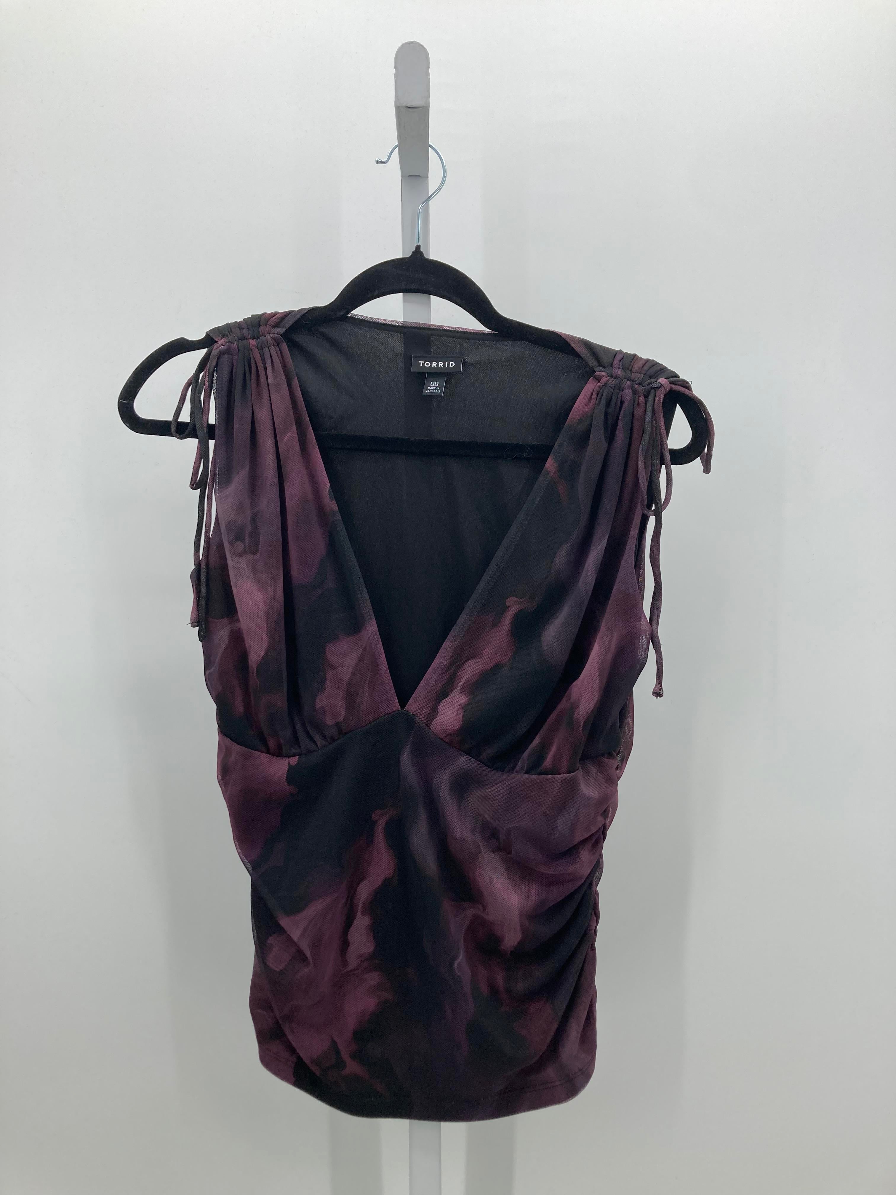 Torrid Size 0X Womens Sleeveless Shirt