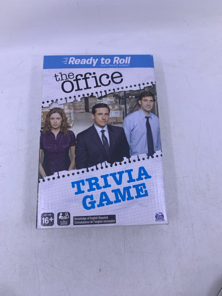 NIP THE OFFICE TRIVIA GAME.