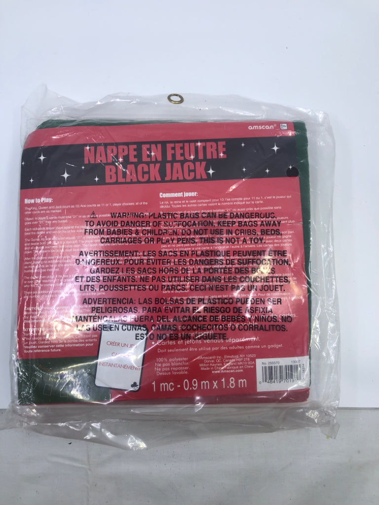 NIP CASINO BLACKJACK TABLE COVER