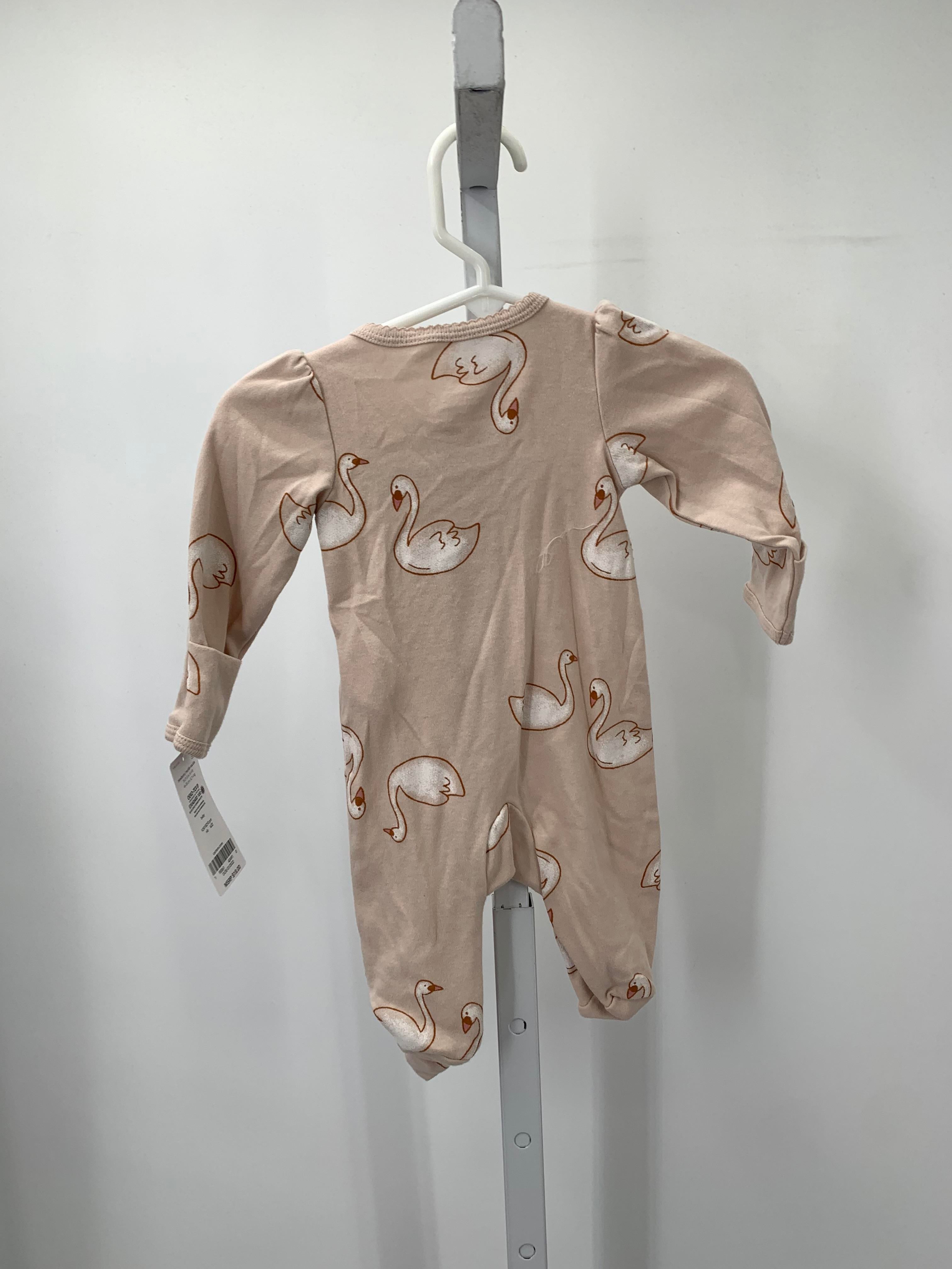 Carters Size Newborn Girls Long Slv. Romper