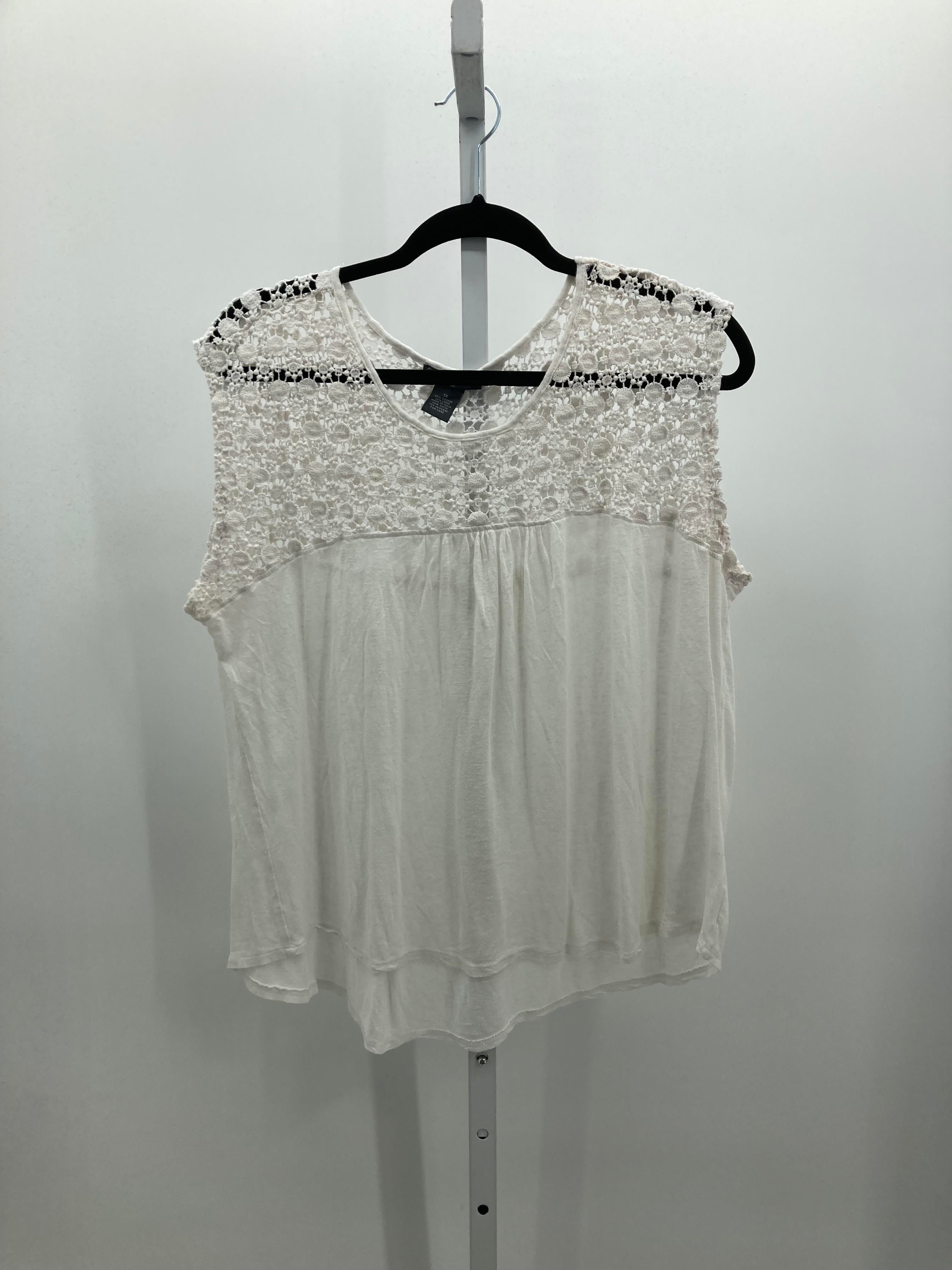 Size 1X Womens Sleeveless Shirt