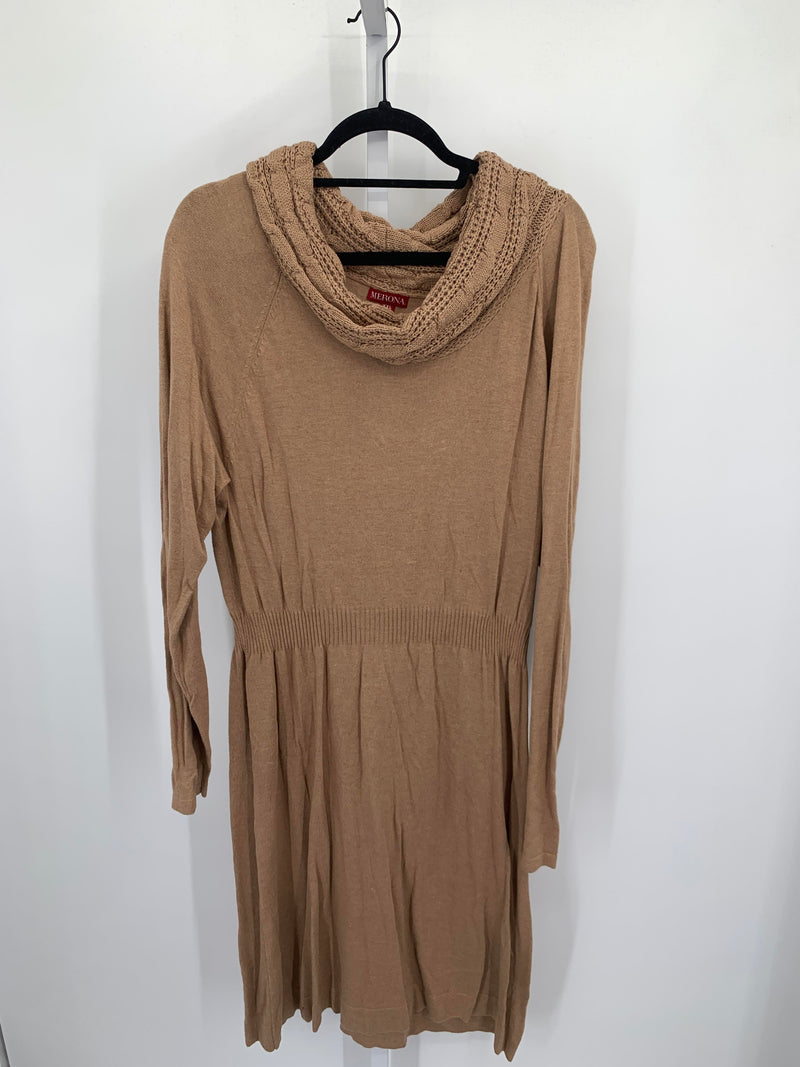 Merona Size XXL Misses Long Sleeve Dress