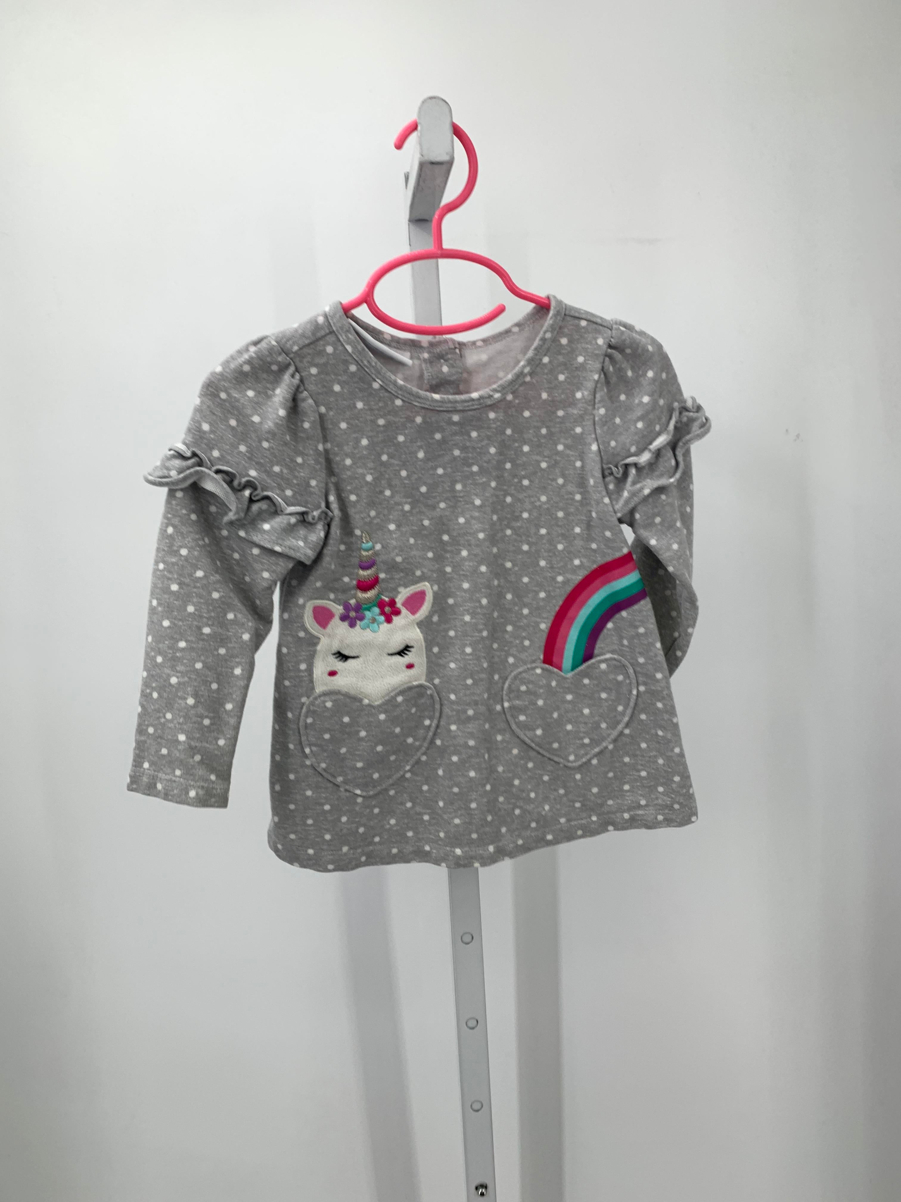 Kids Headquarters Size 2T Girls Long Sleeve Shirt