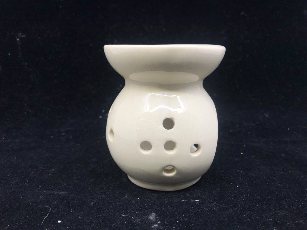 SMALL CREAM WAX WARMER.