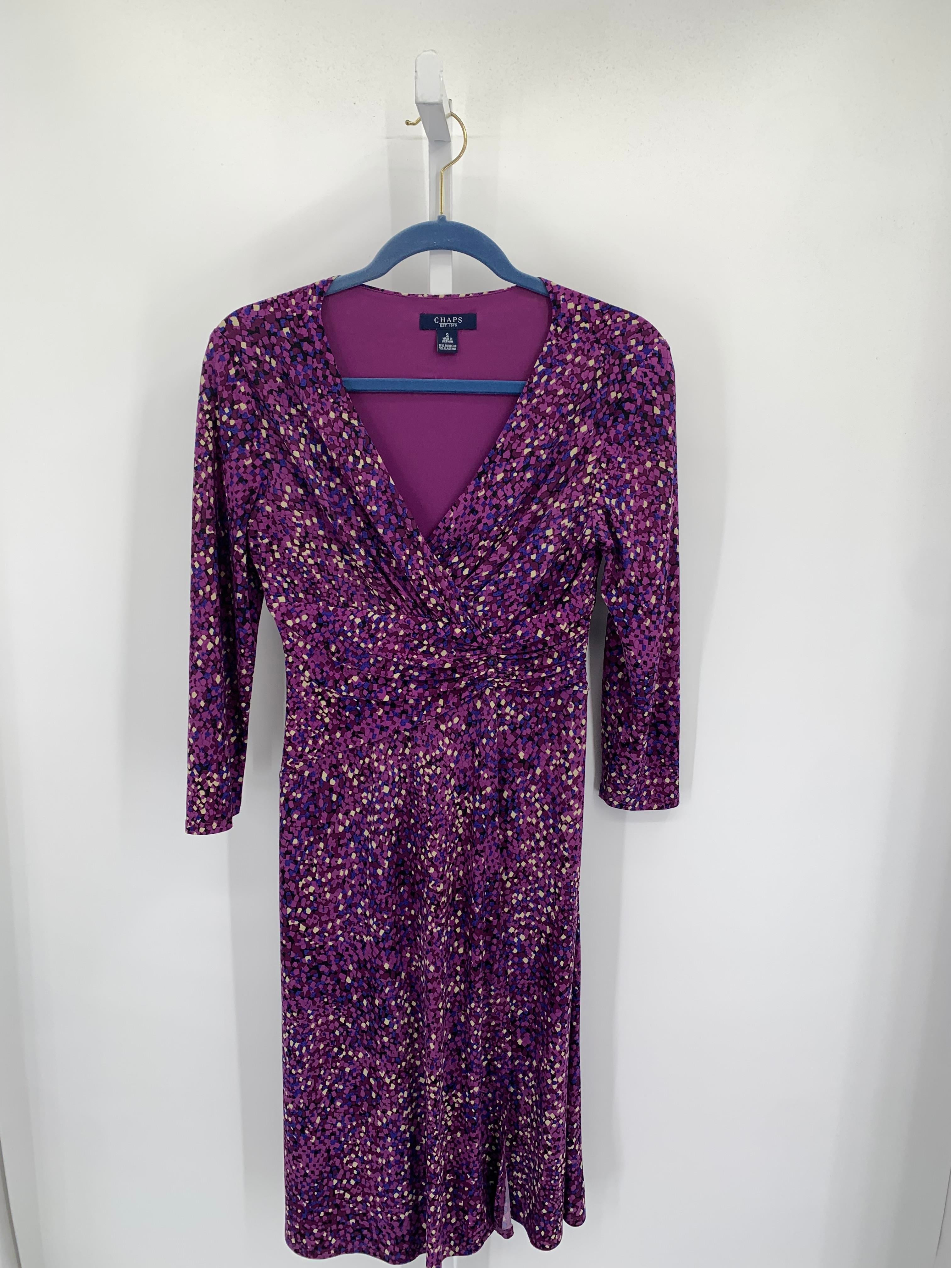 Chaps Size Small Misses Long Sleeve Dress