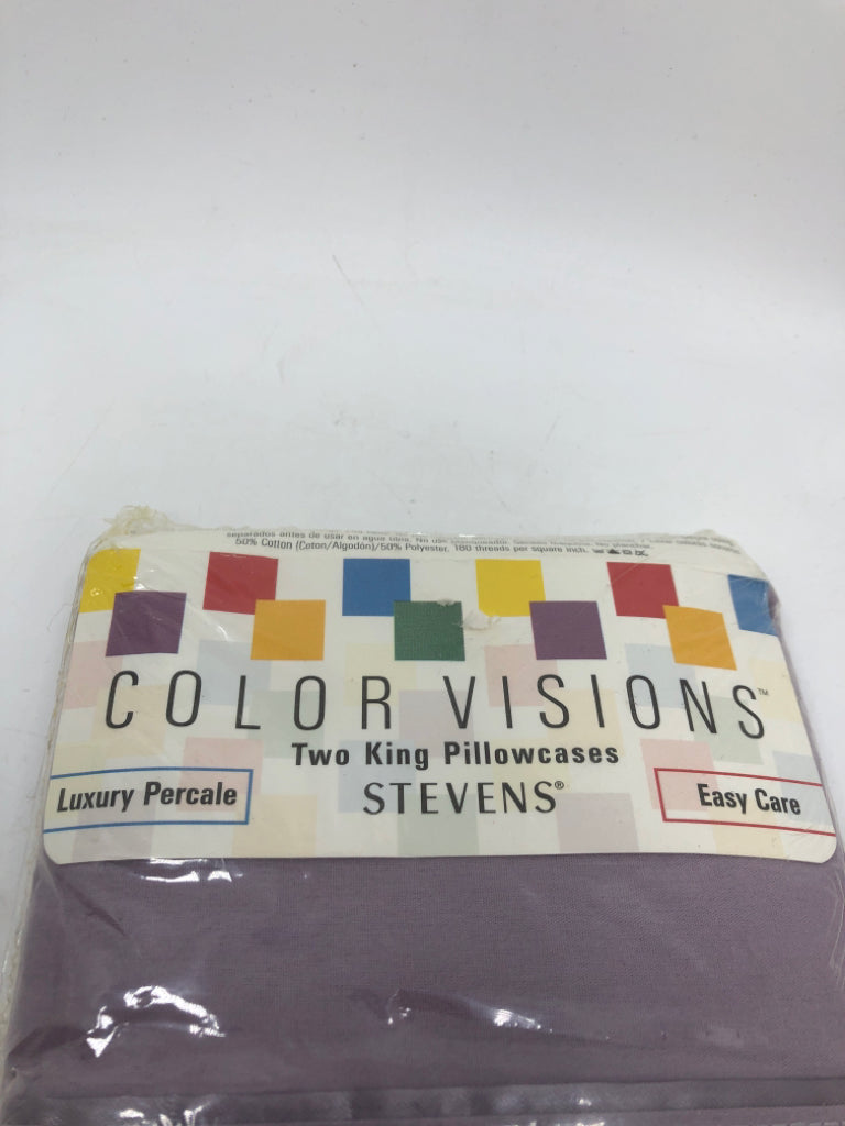 PURPLE KING PILLOWCASES.