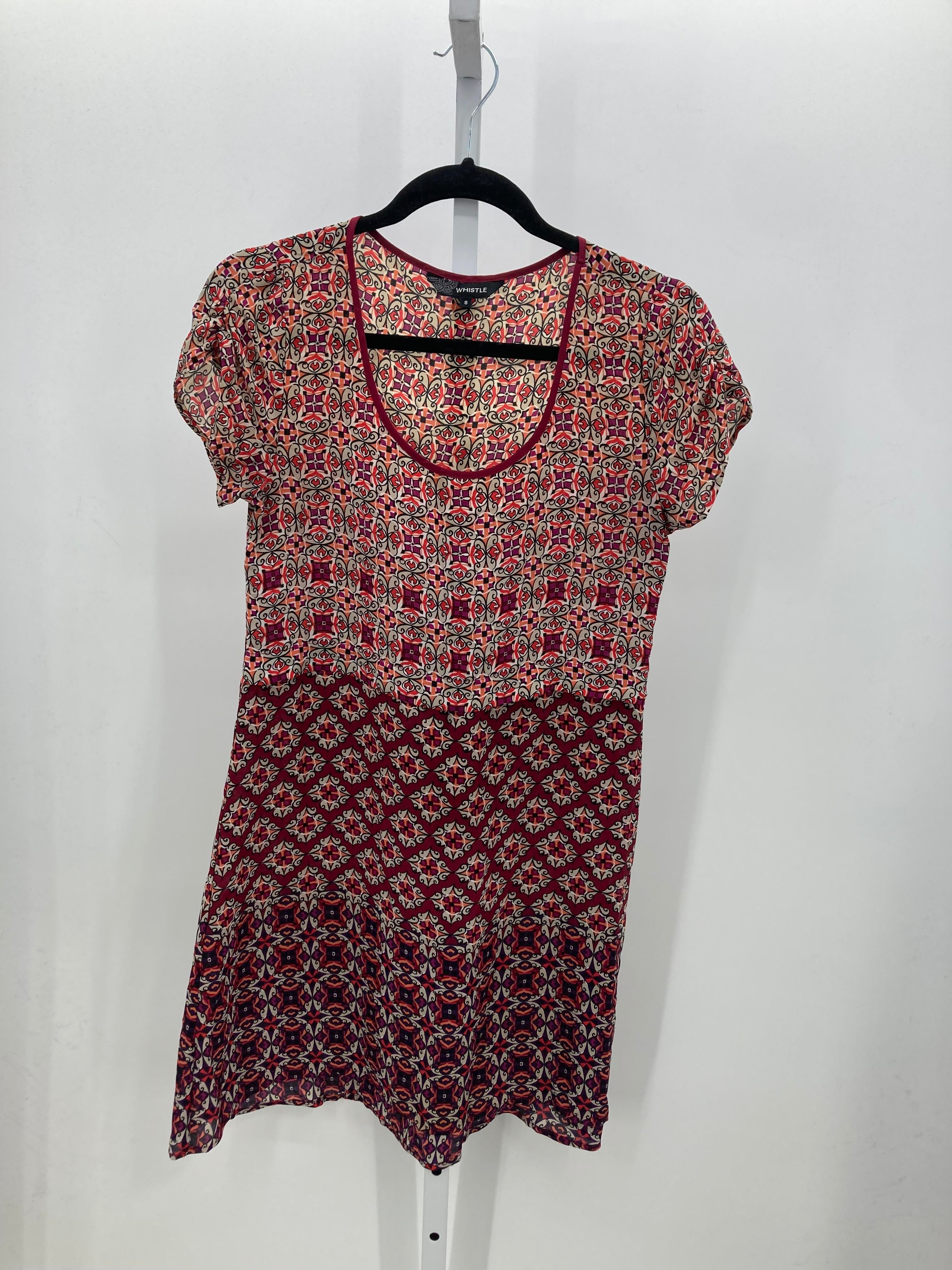 Size 8 Misses Short Sleeve Dress