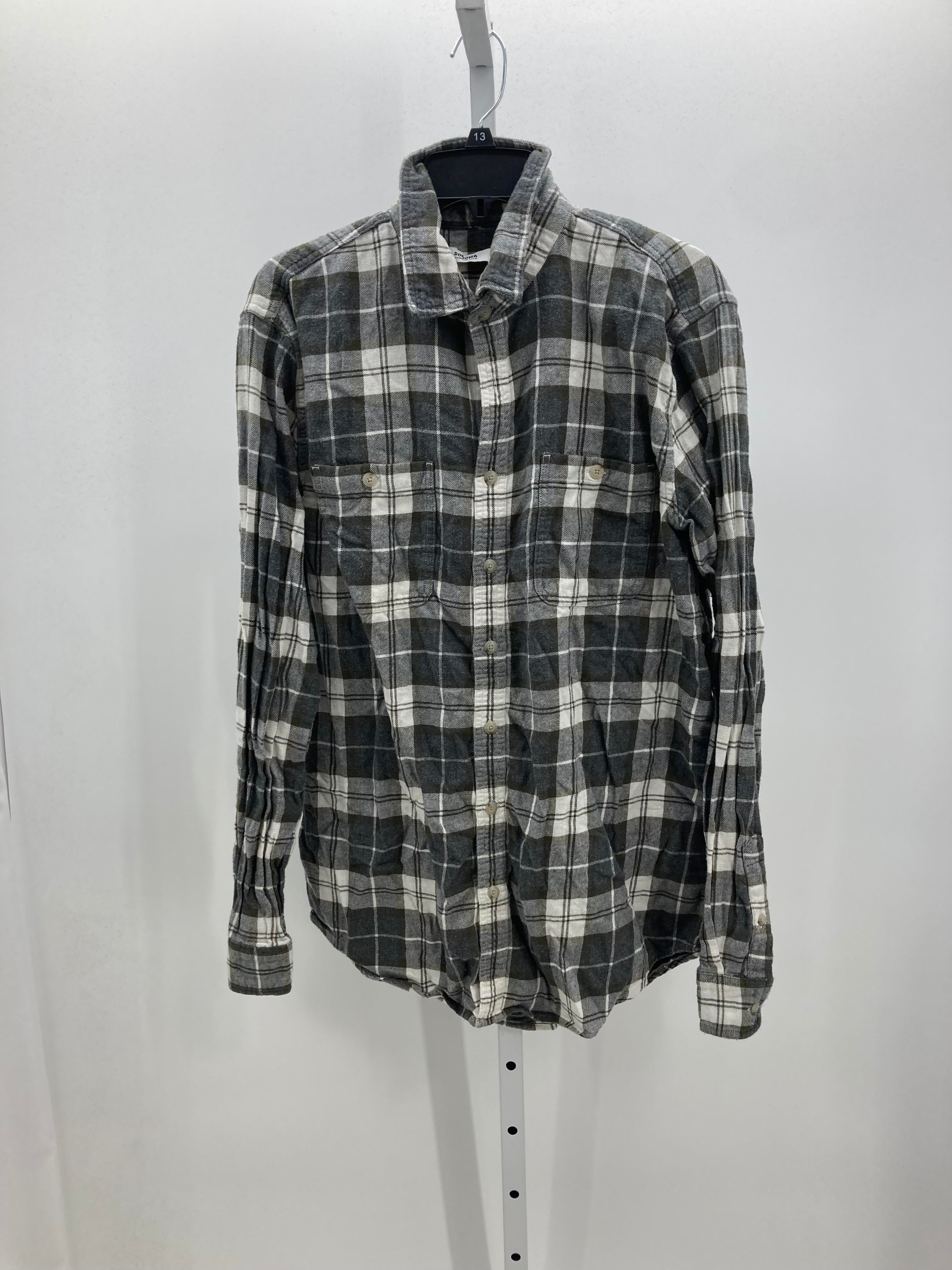 TALL GREEN WHITE PLAID