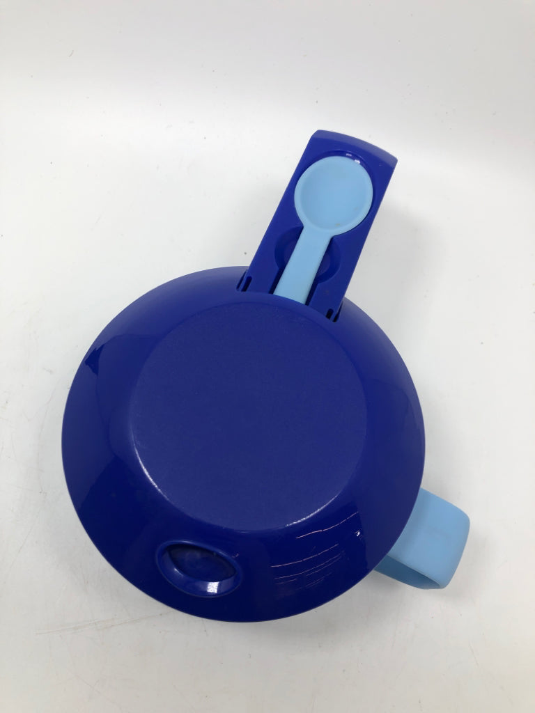 INSULATED SOUP BOWL W/SPOON COMPARTMENT.