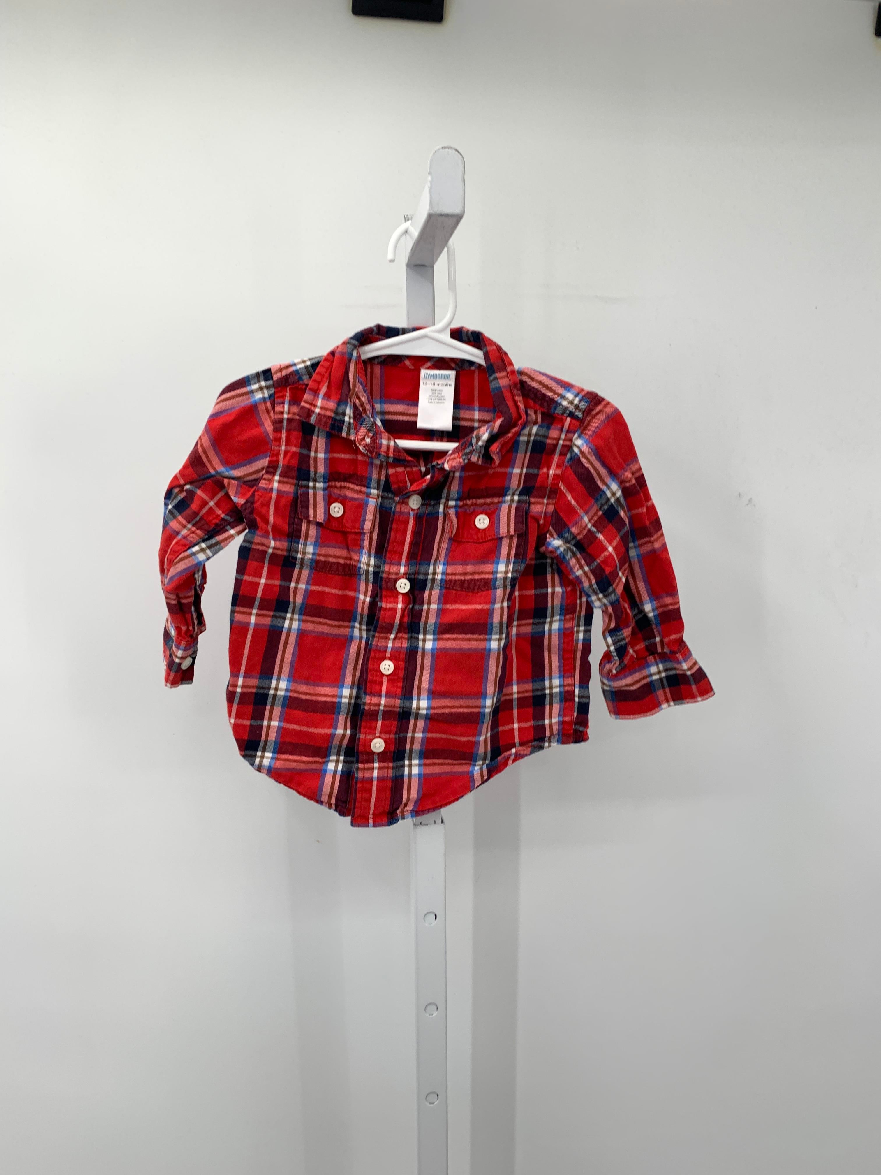 PLAID BTN DOWN