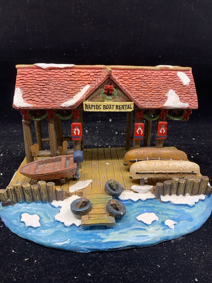 RAPIDS BOAT RENTAL VILLAGE PIECE.