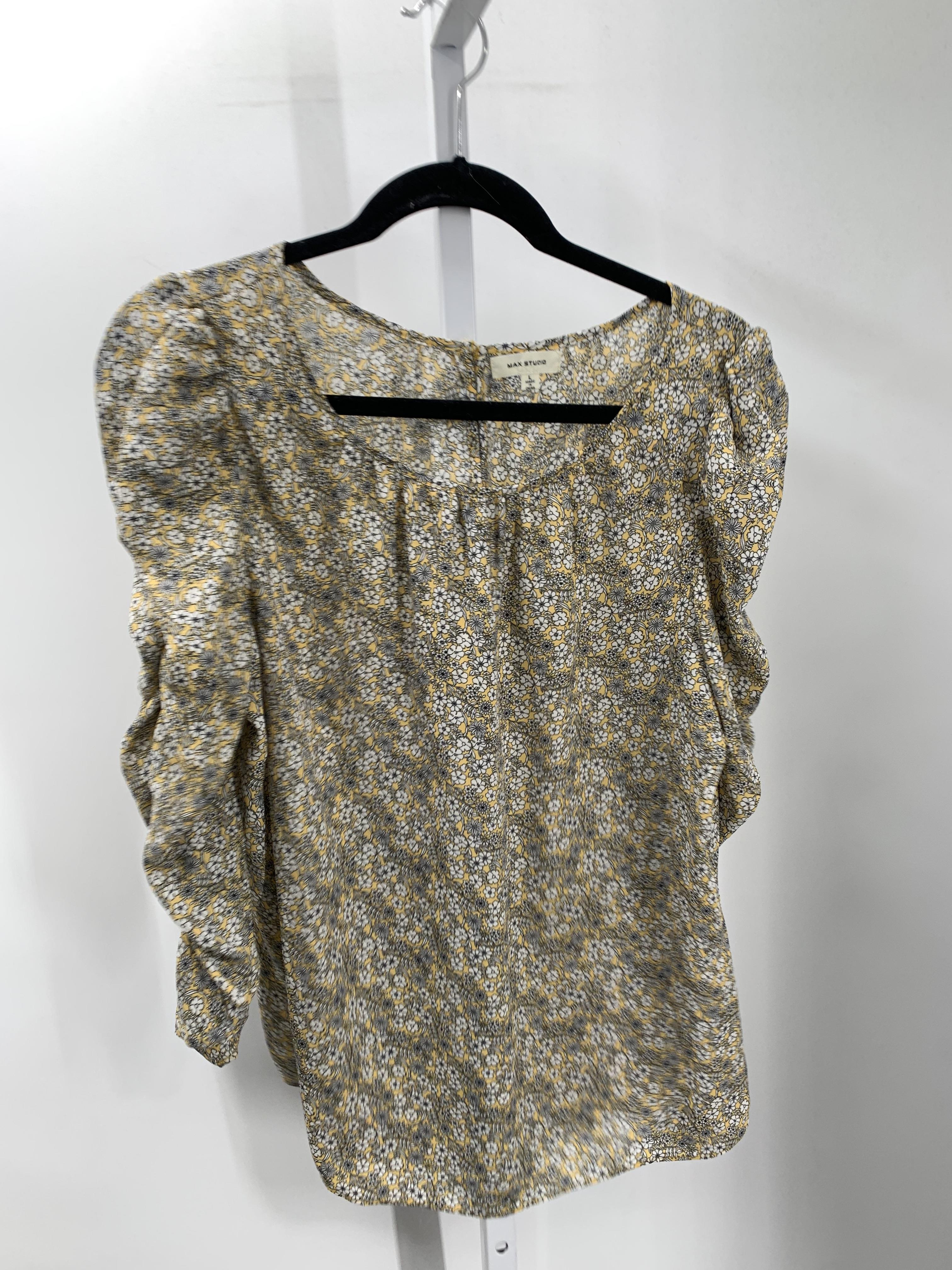 Max Studio Size Large Misses 3/4 Sleeve Shirt