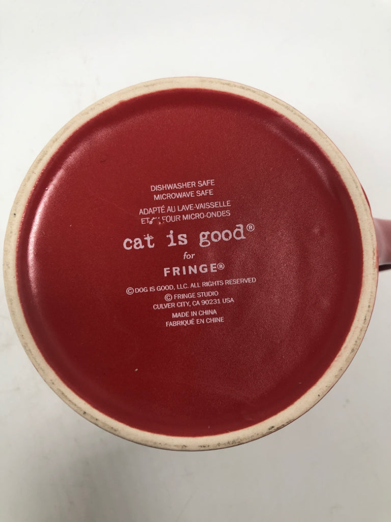 FEED ME PET ME CAT MUG.