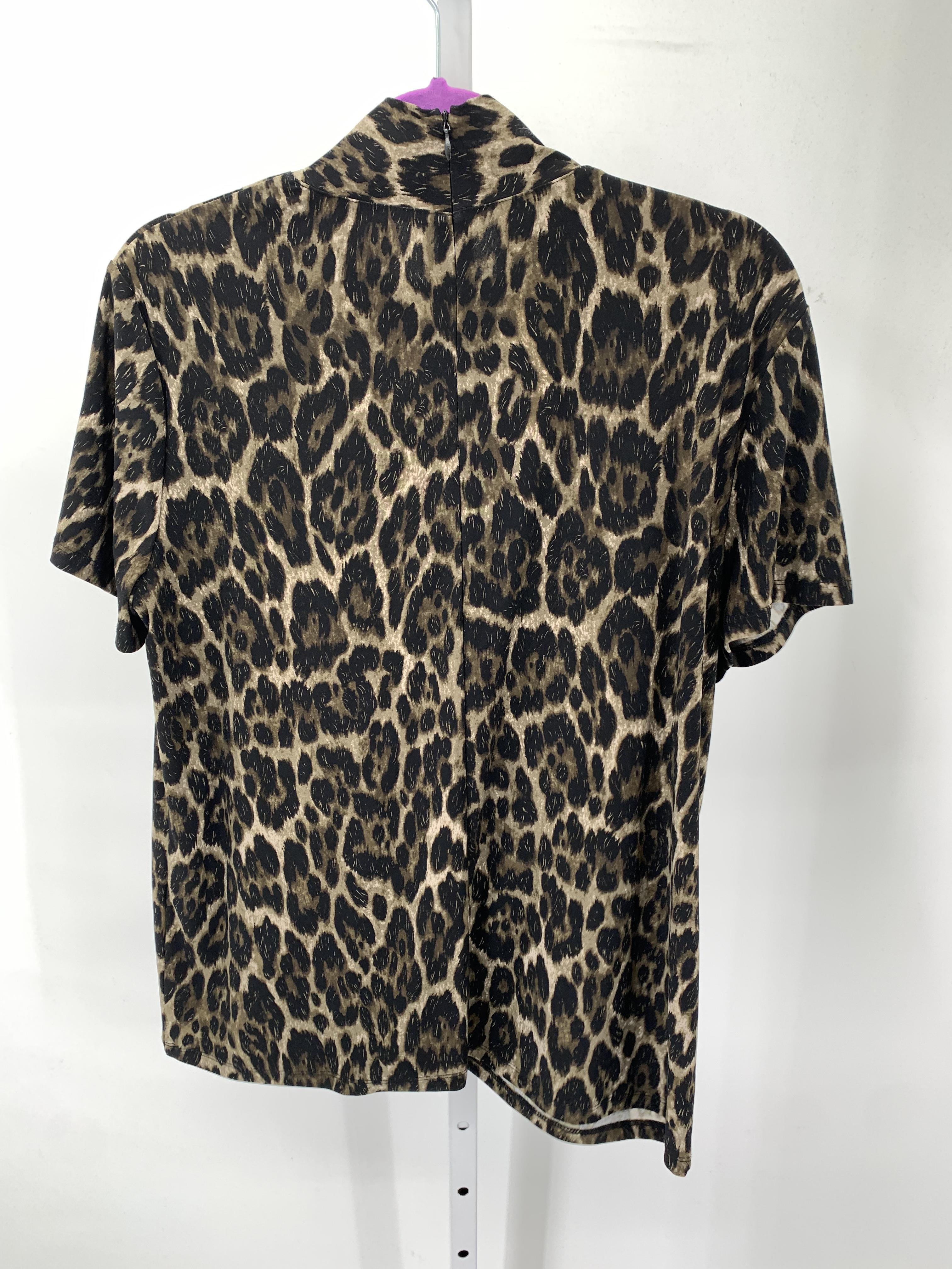 Anne Carson Size Extra Large Misses Short Sleeve Shirt