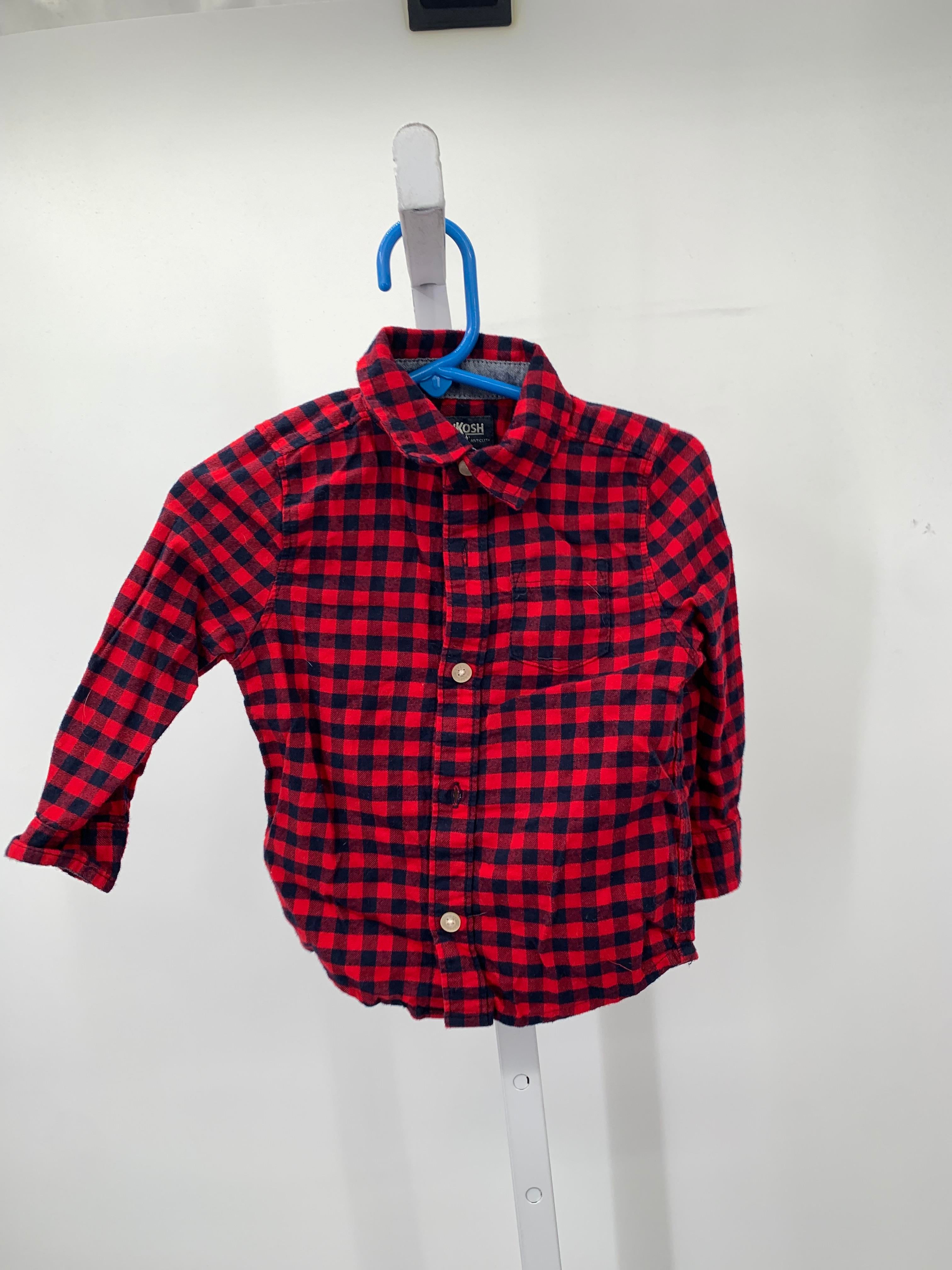 NAVY PLAID BTN DOWN