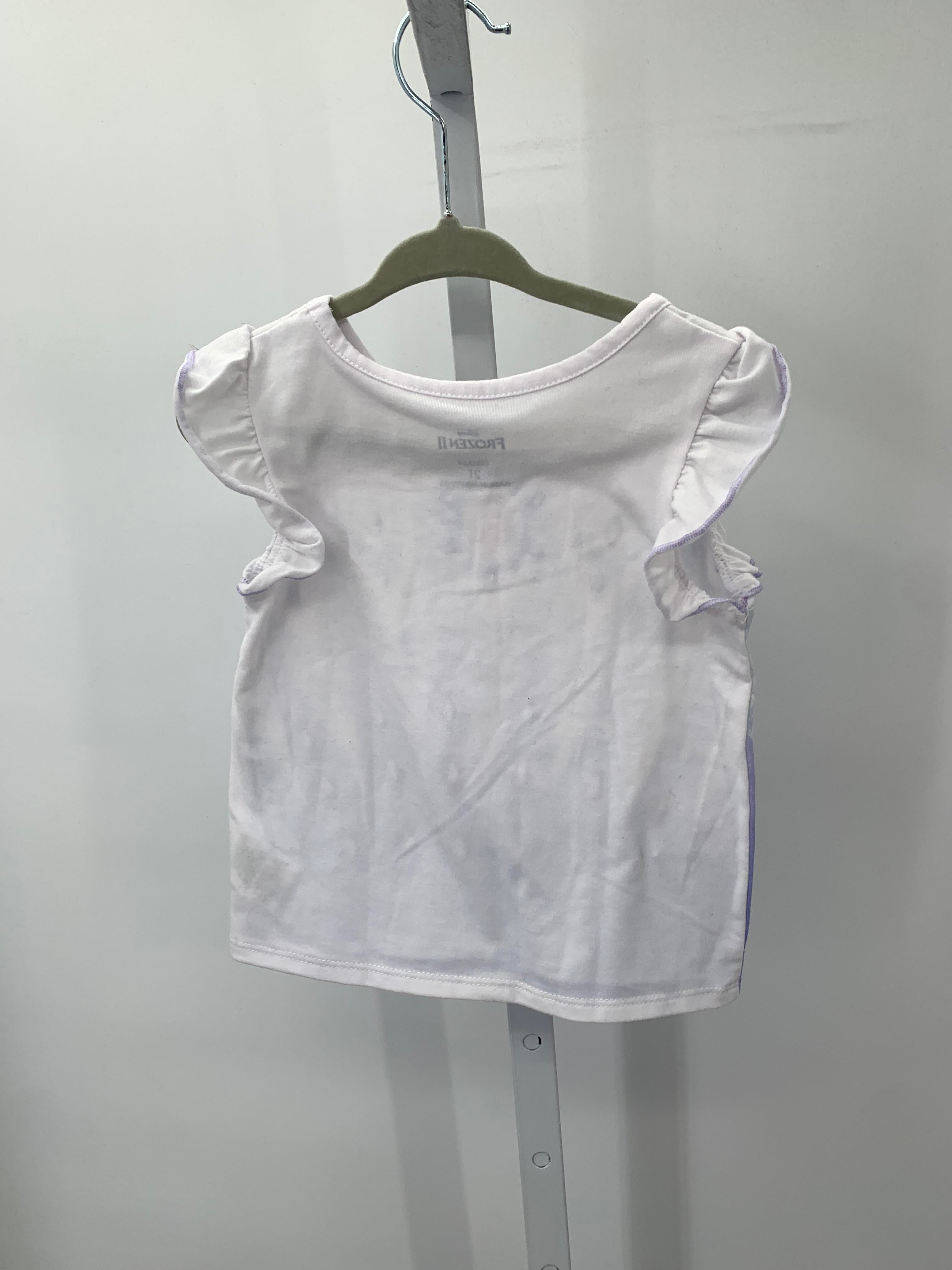 Disney Size 2T Girls Short Sleeve Shirt