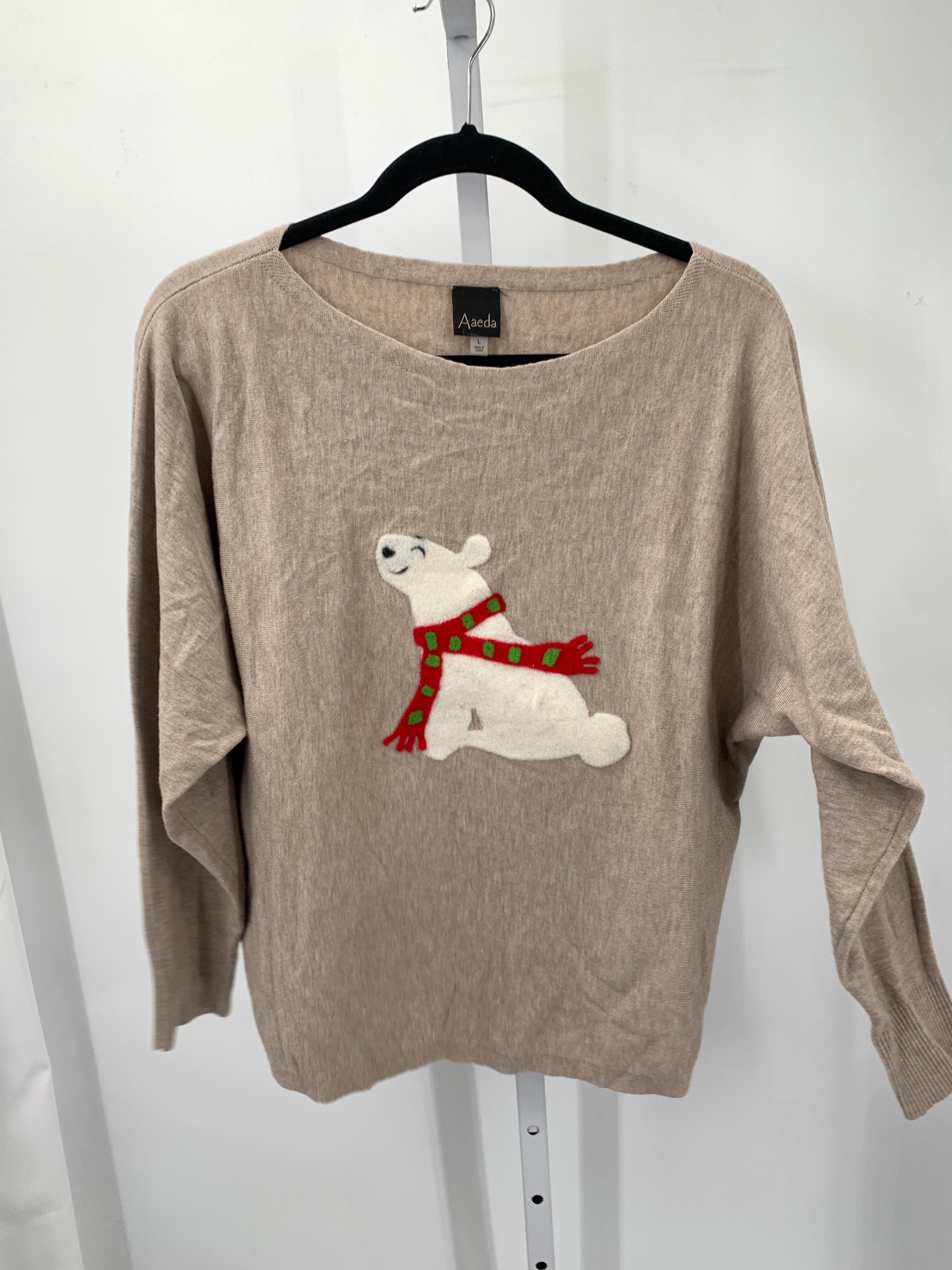 Size Large Misses Long Slv Sweater