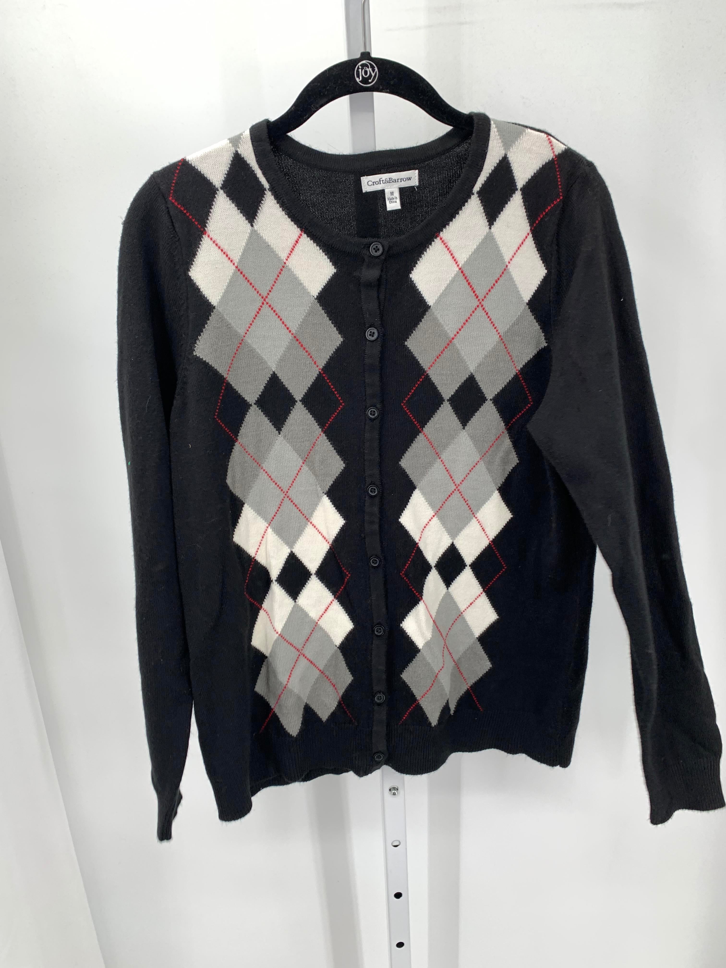 Croft & Barrow Size Medium Misses Long Slv Sweater