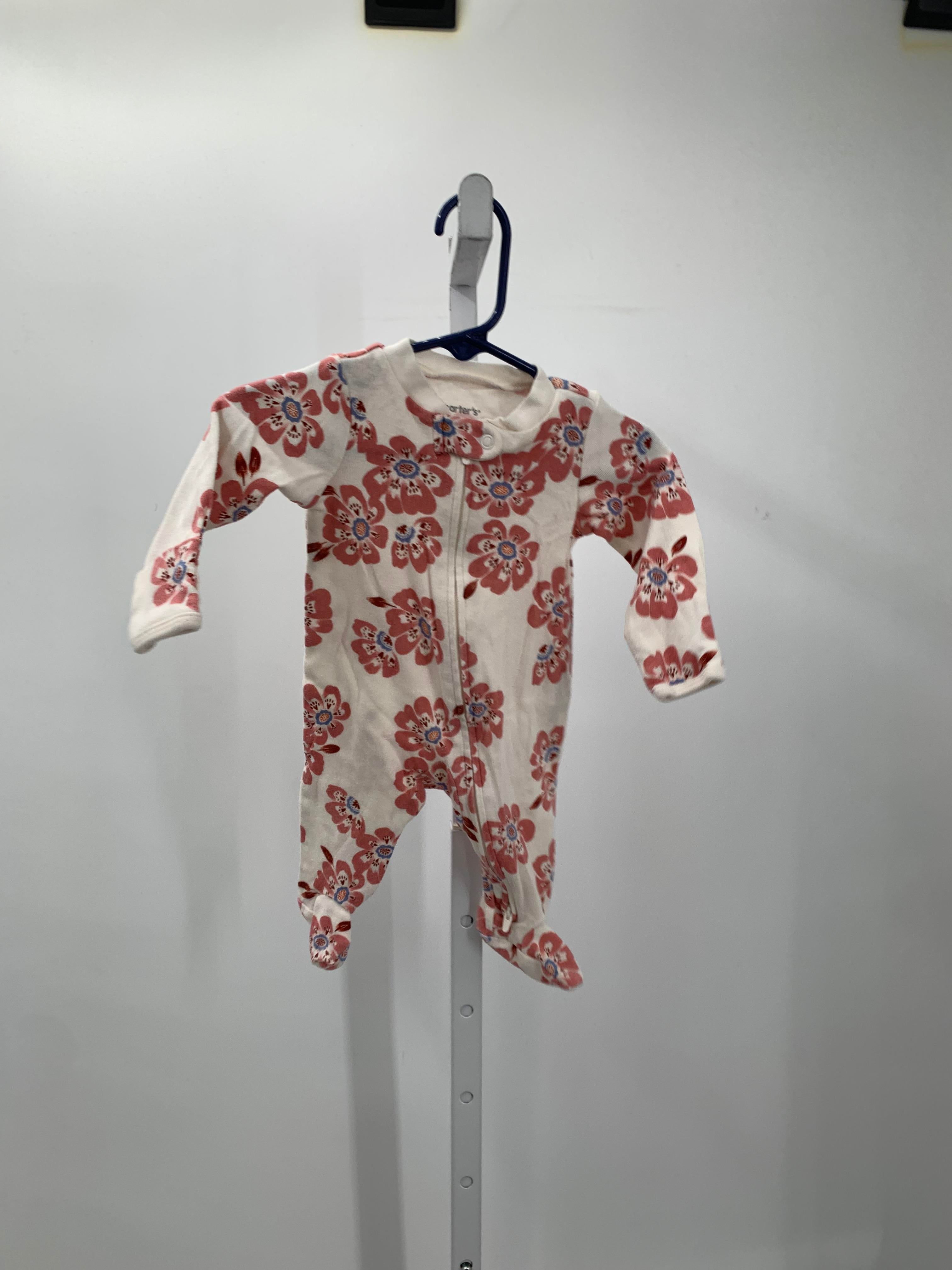 Carters Size 3 Months Girls Long Slv. Romper