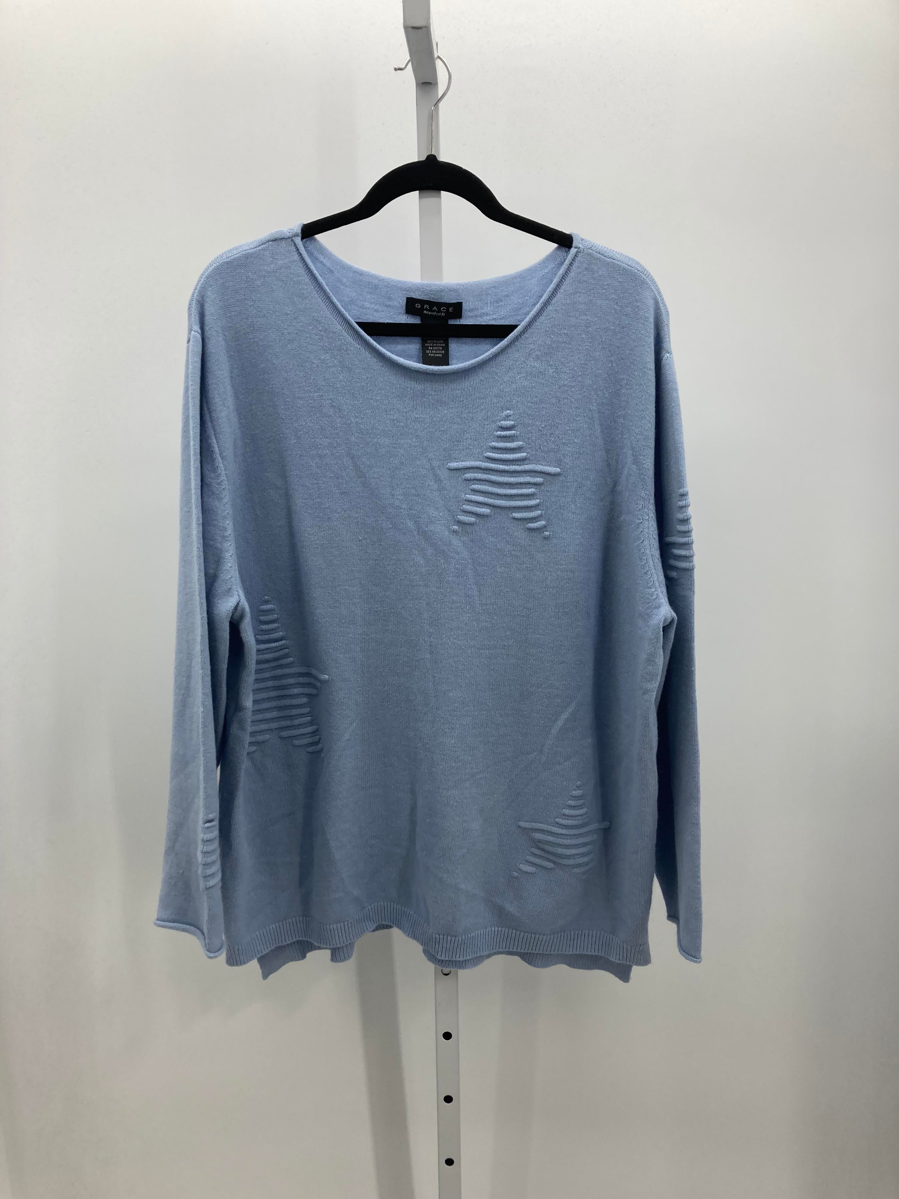 Size Extra Large Misses Long Slv Sweater