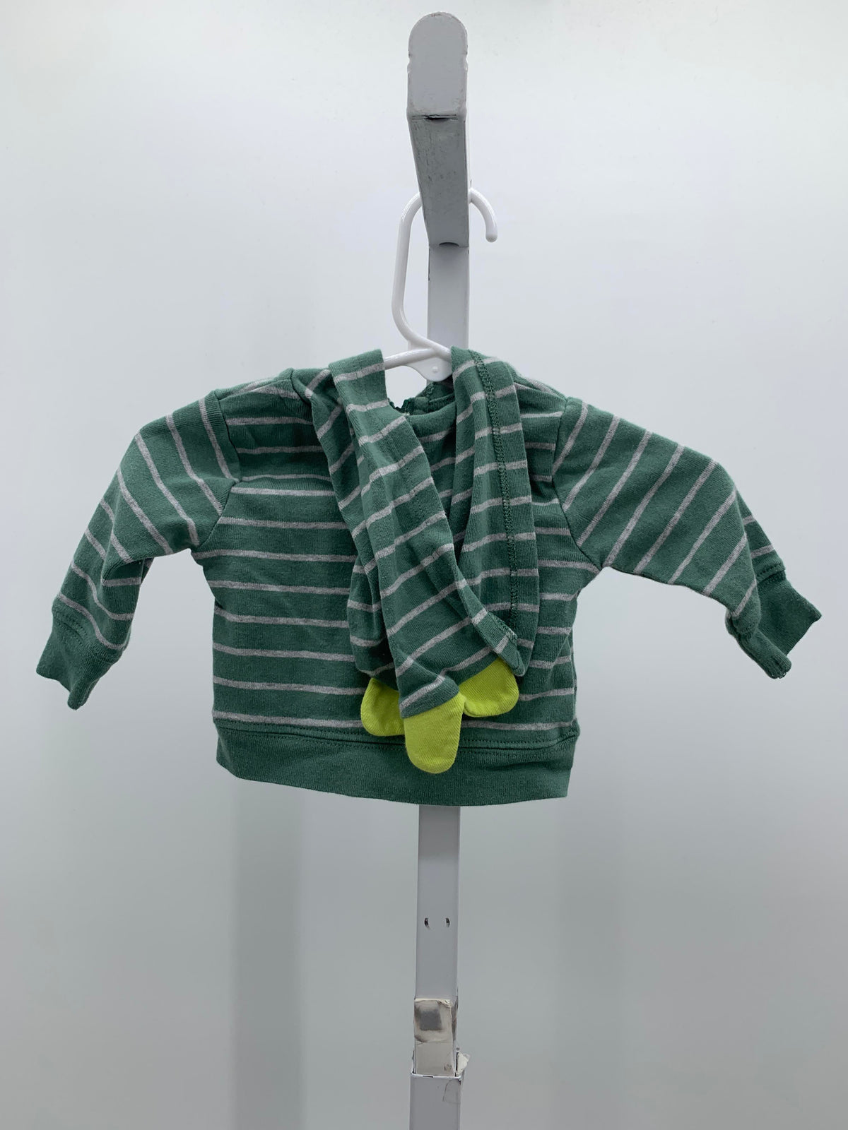 GREY STRIPES HOODED