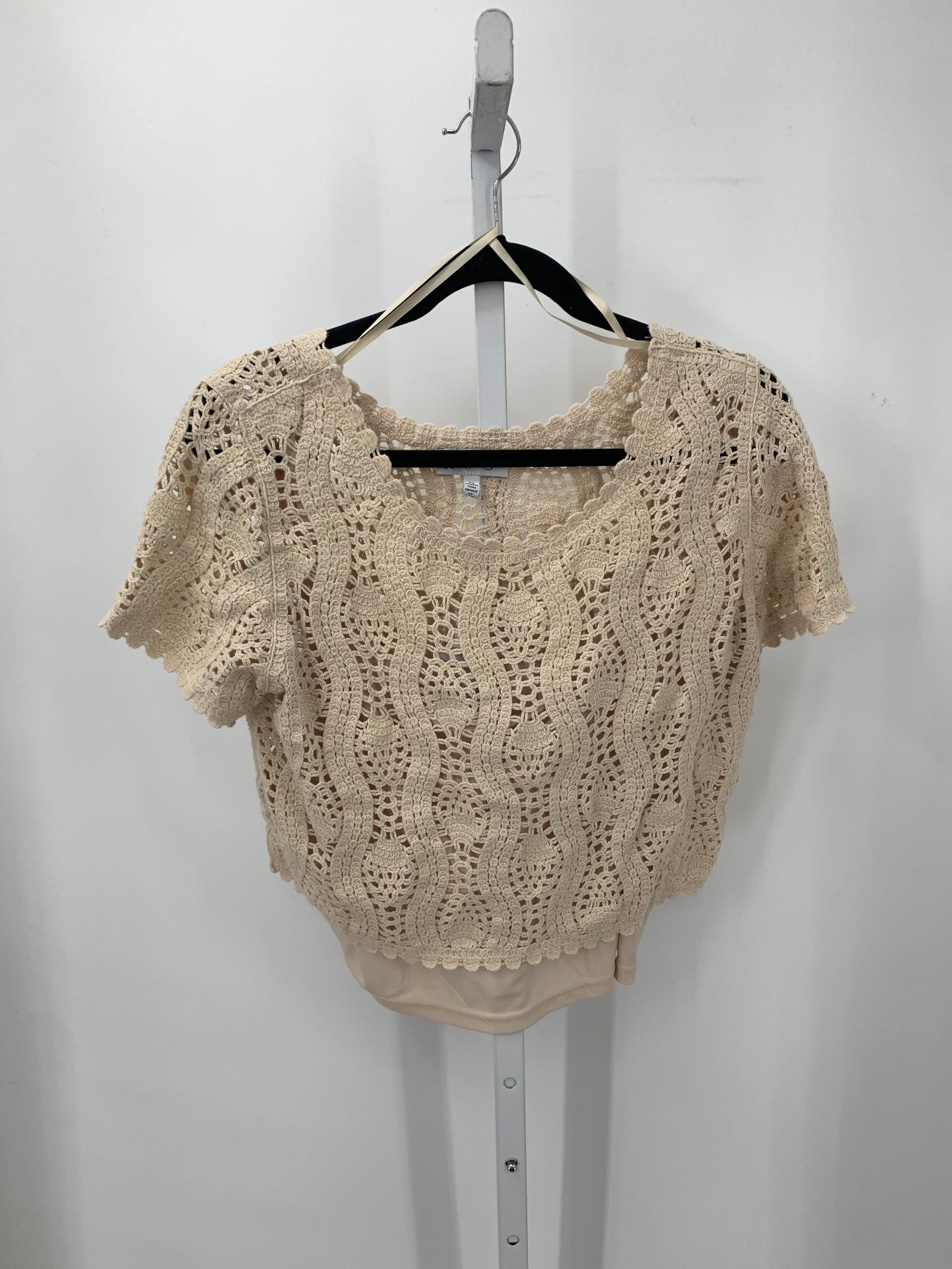 Jessica Simpson Size Extra Large Misses Short Slv Sweater