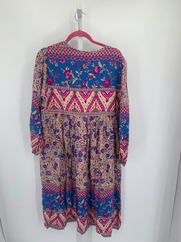 Size Large Misses Long Sleeve Dress