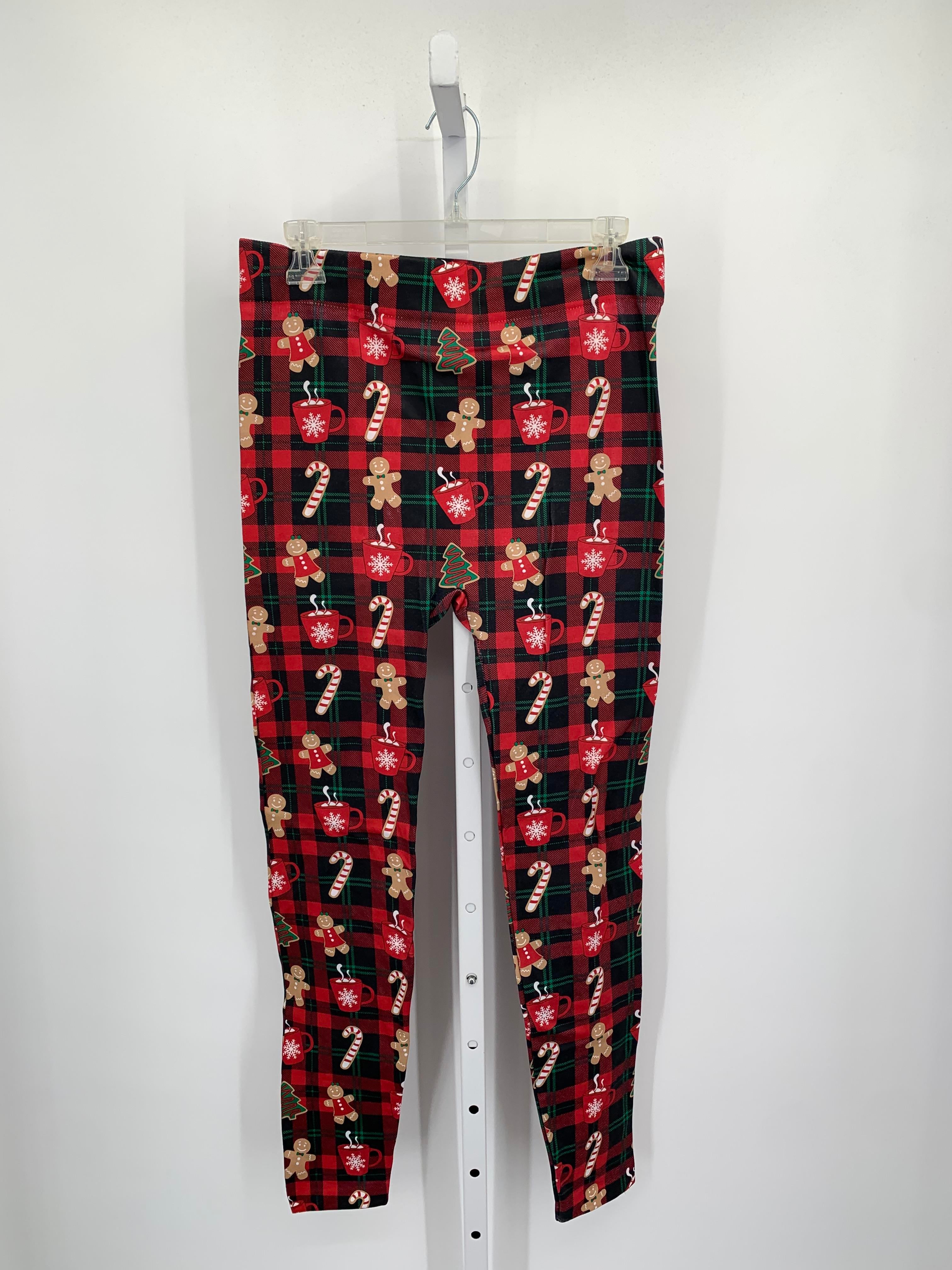 LEGGINGS GINGERBREAD CANDY CANES.