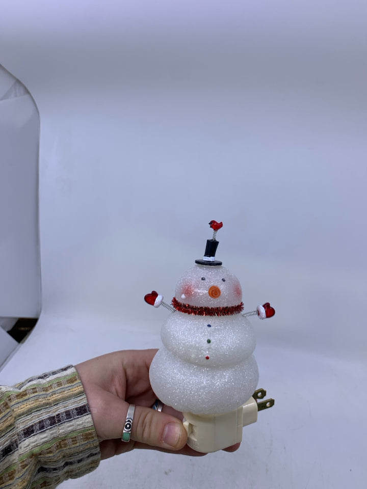 SLINKY SNOWMAN NIGHT LIGHT.